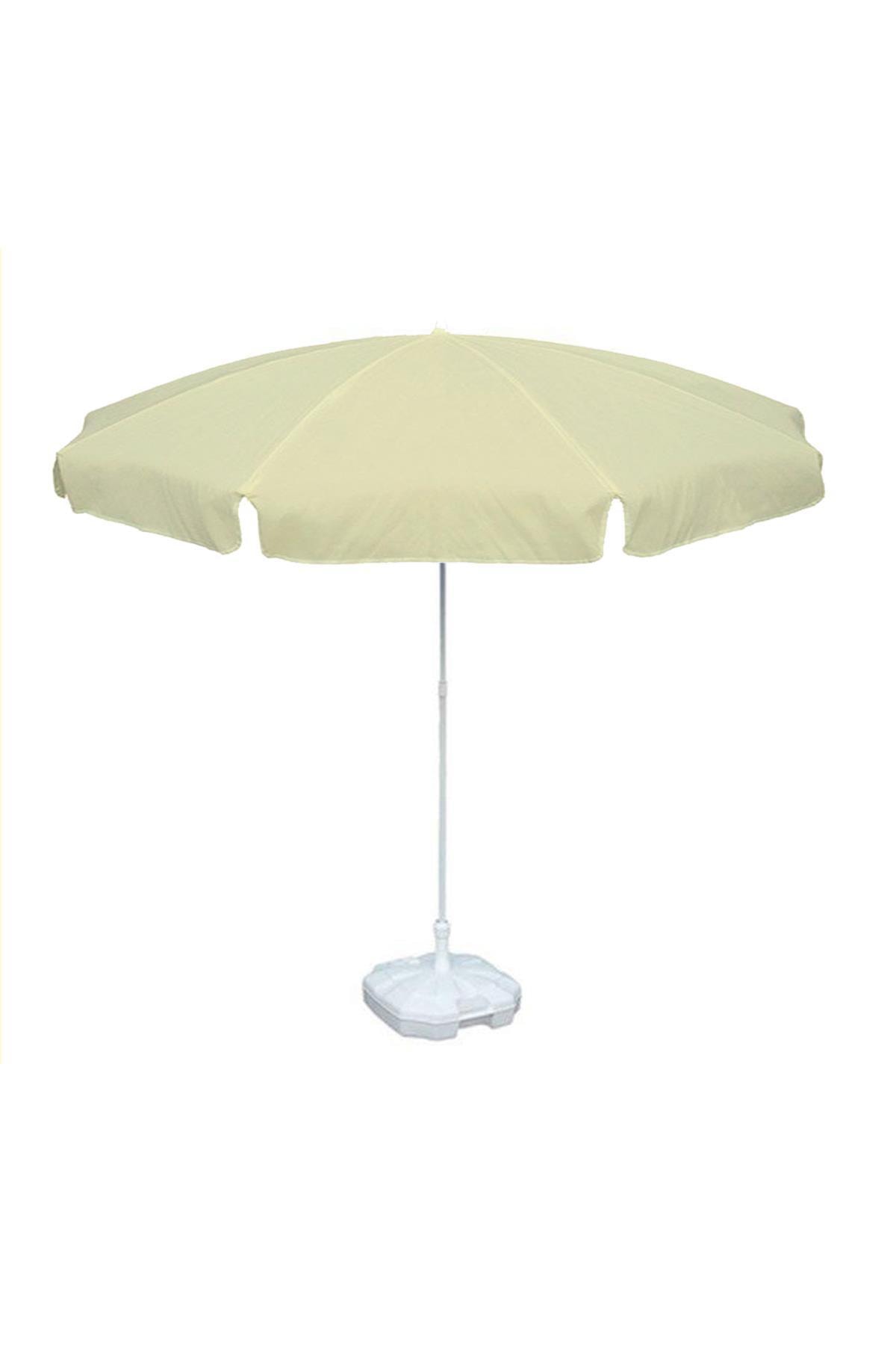 Tevalli Lux 100/10 Bidonlu Plaj Balkon Bahçe Şemsiyesi 2 m