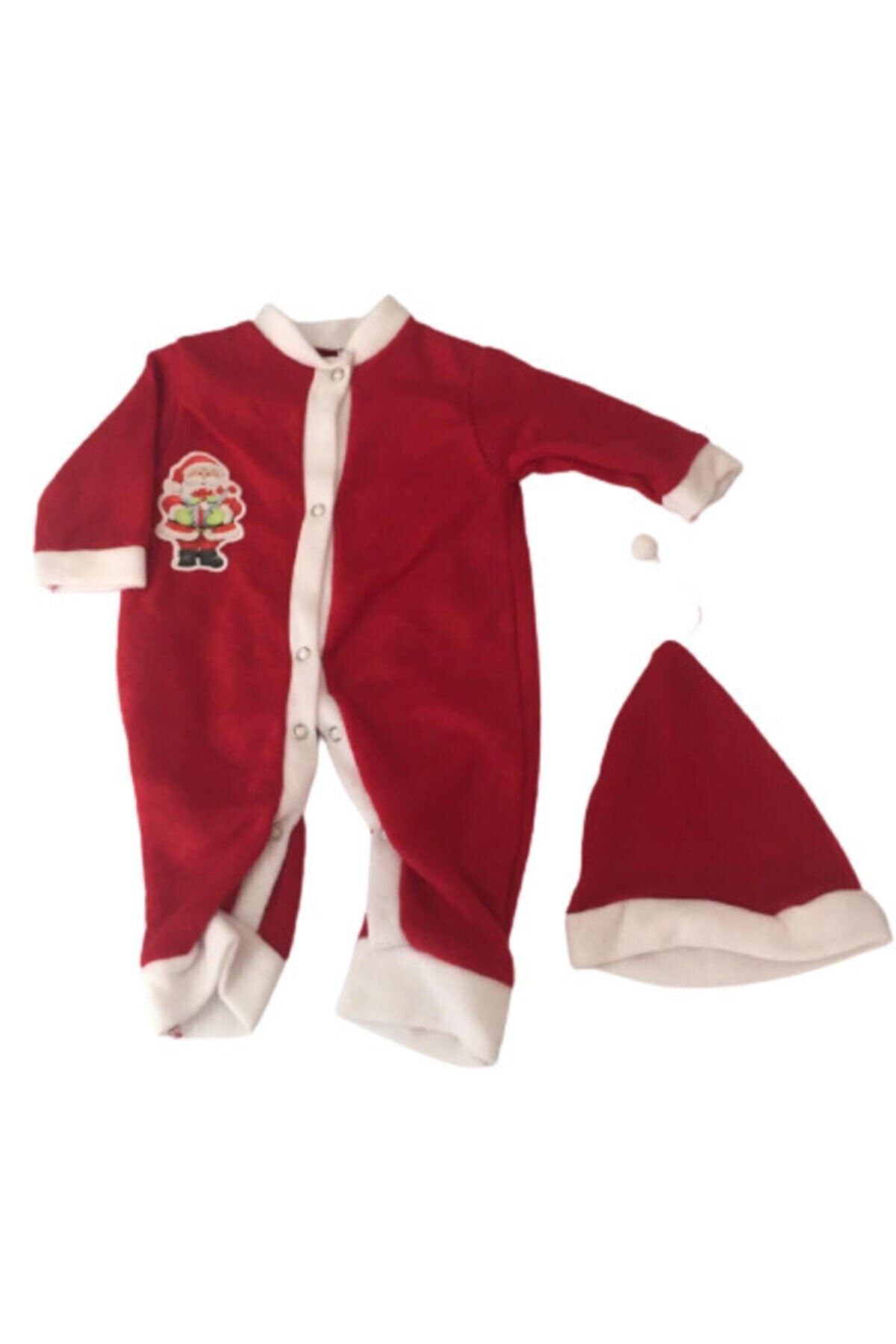 pazariz Bebek Kırmızı Noel Baba Kostüm
