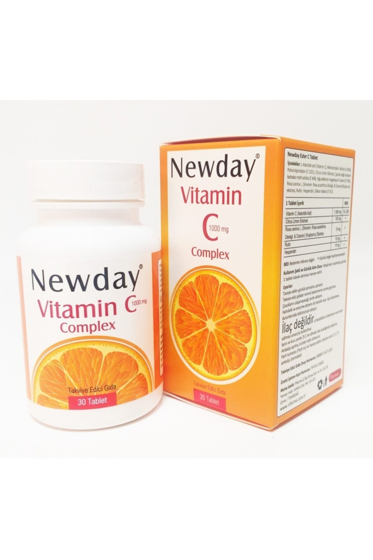 newday Vitamin C Complex 30 Tablet X 3 Adet