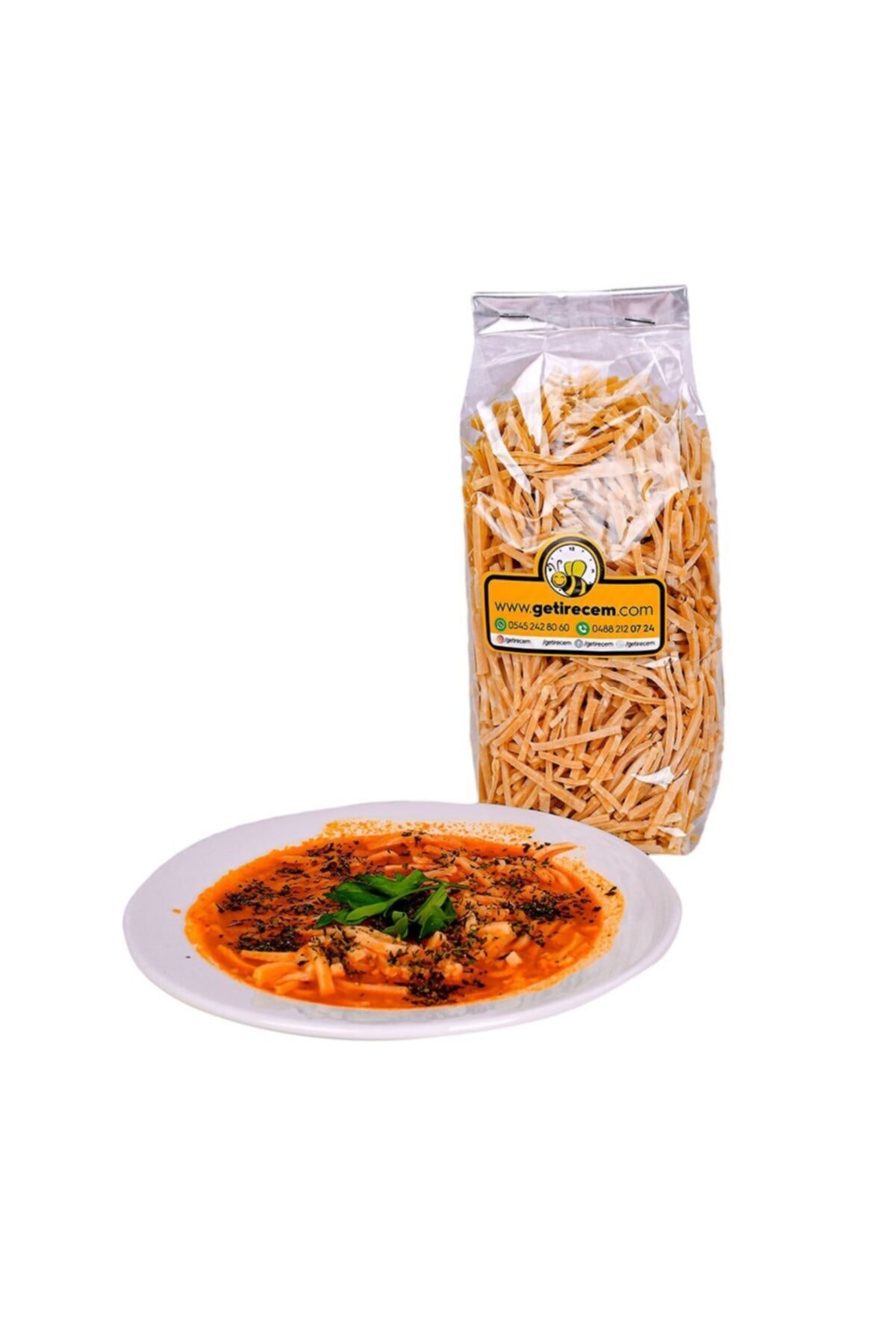 Getirecem Bolu Yumurtalı Sütlü Kurutulmuş Köy Erişte 1 Kg