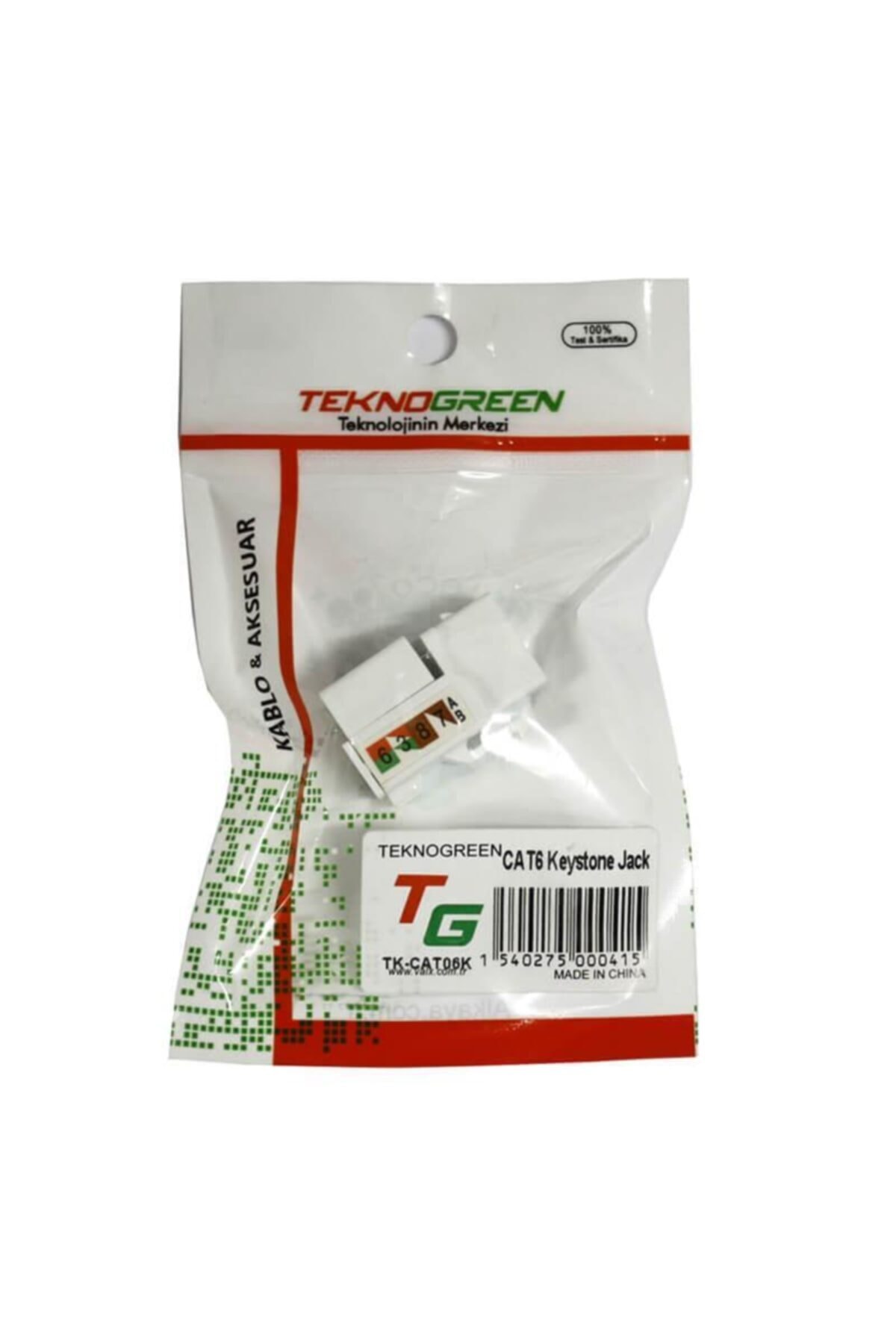 TEKNOGREEN Tk-cat06k Cat6 Keystone Soket (10'lu Paket)