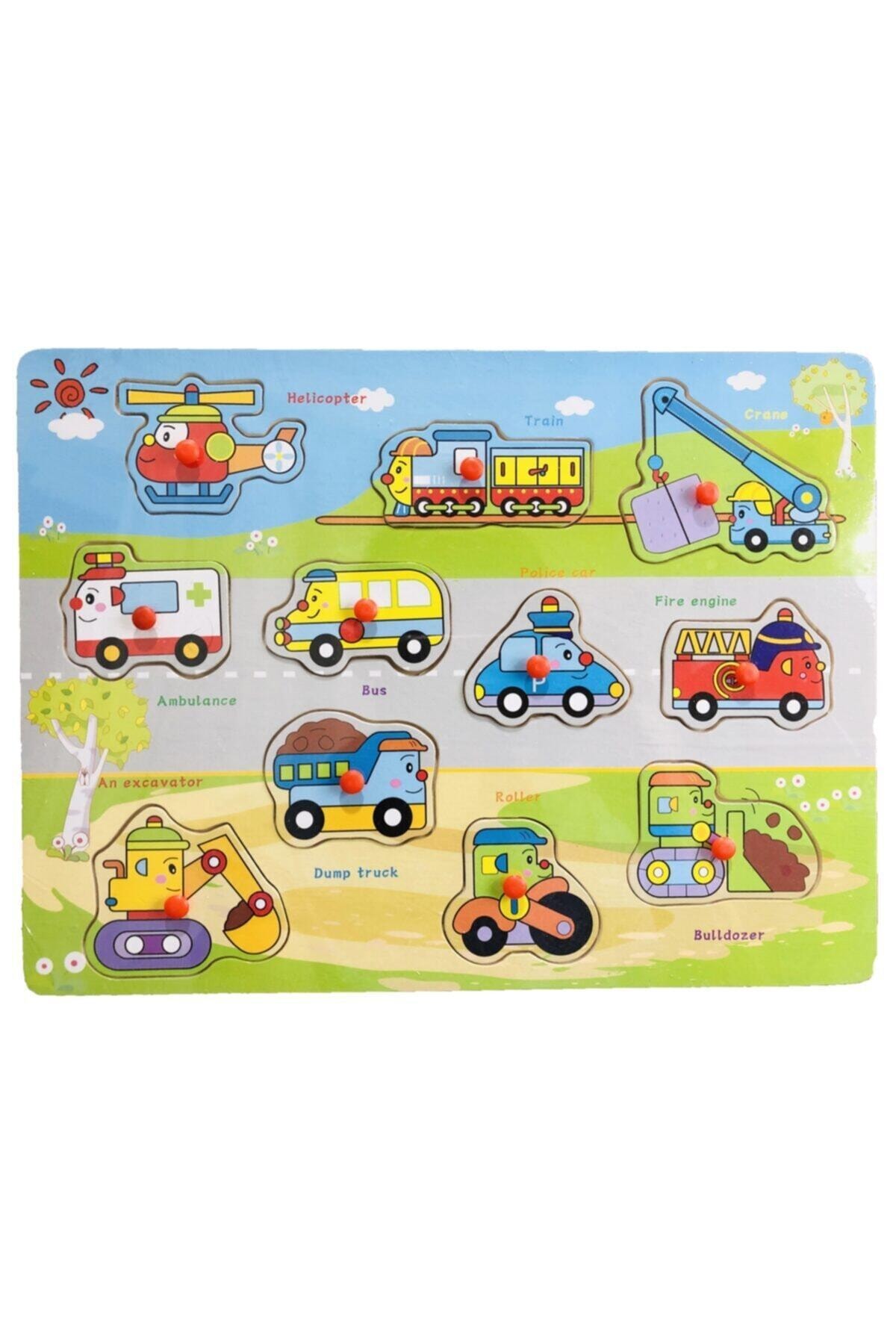 Learning Toys Ahşap Tutmalı Eğitici Yapboz /
