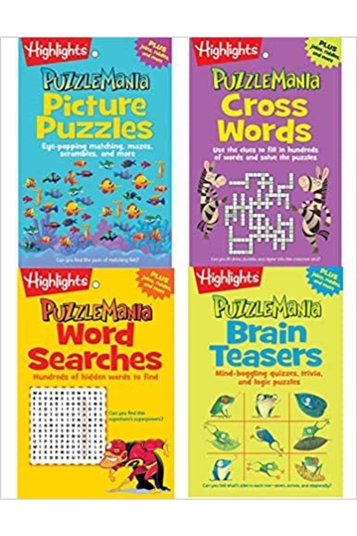 Highlights Yayınları Hl - Puzzlemania Puzzle Pads Pack