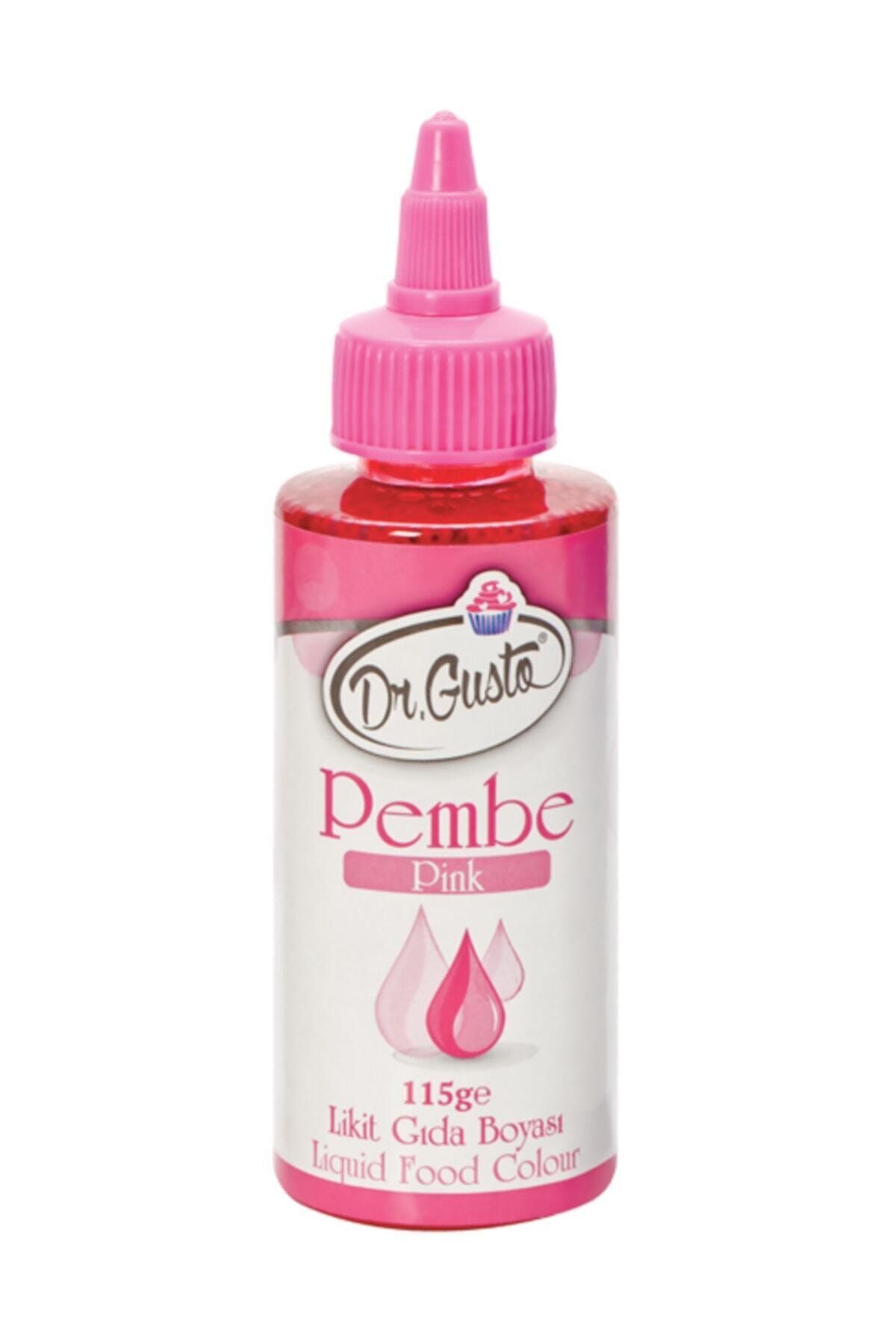 Dr. Gusto Dr Gusto Su Bazlı Likit Gıda Boyası 115 Gr Pembe