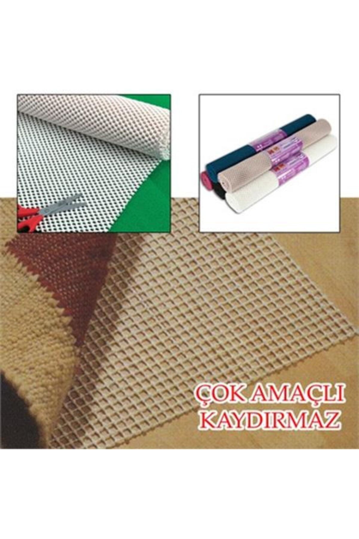 alpanya Oto Araç Torpido Üstü Kaydırmaz Ped Eşya Tutucu Çok Amaçlı Kaydırmaz Rulo Halı Tezgah Üstü Rulosu
