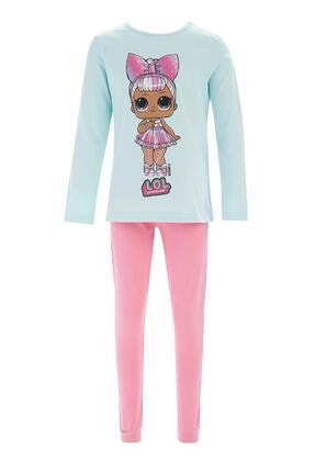 DeFacto Kız &Ccedil;ocuk Yeşil L.o.l Lisanslı Pijama Takımı