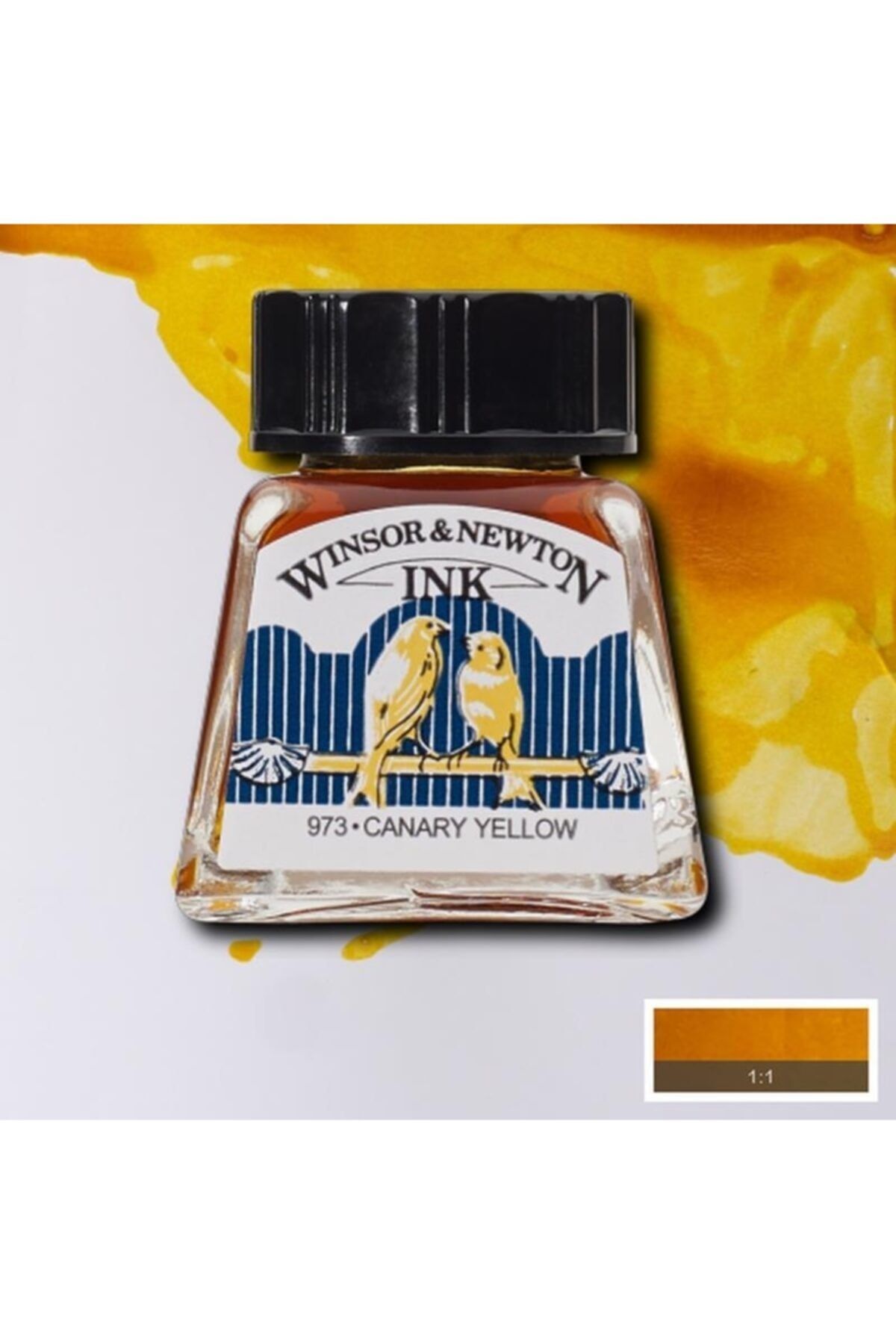 Winsor Newton Wn Çizim Mürekkebi 14ml Canary Yellow 973