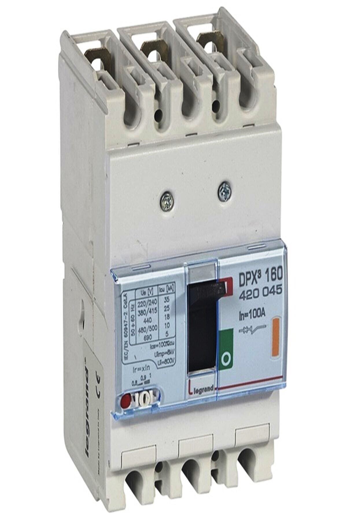 Legrand Dpx³ 160serisi Kompakt Şalter 3 Kutup Icu:25ka Standart Tip 100a 400v Ac-420045
