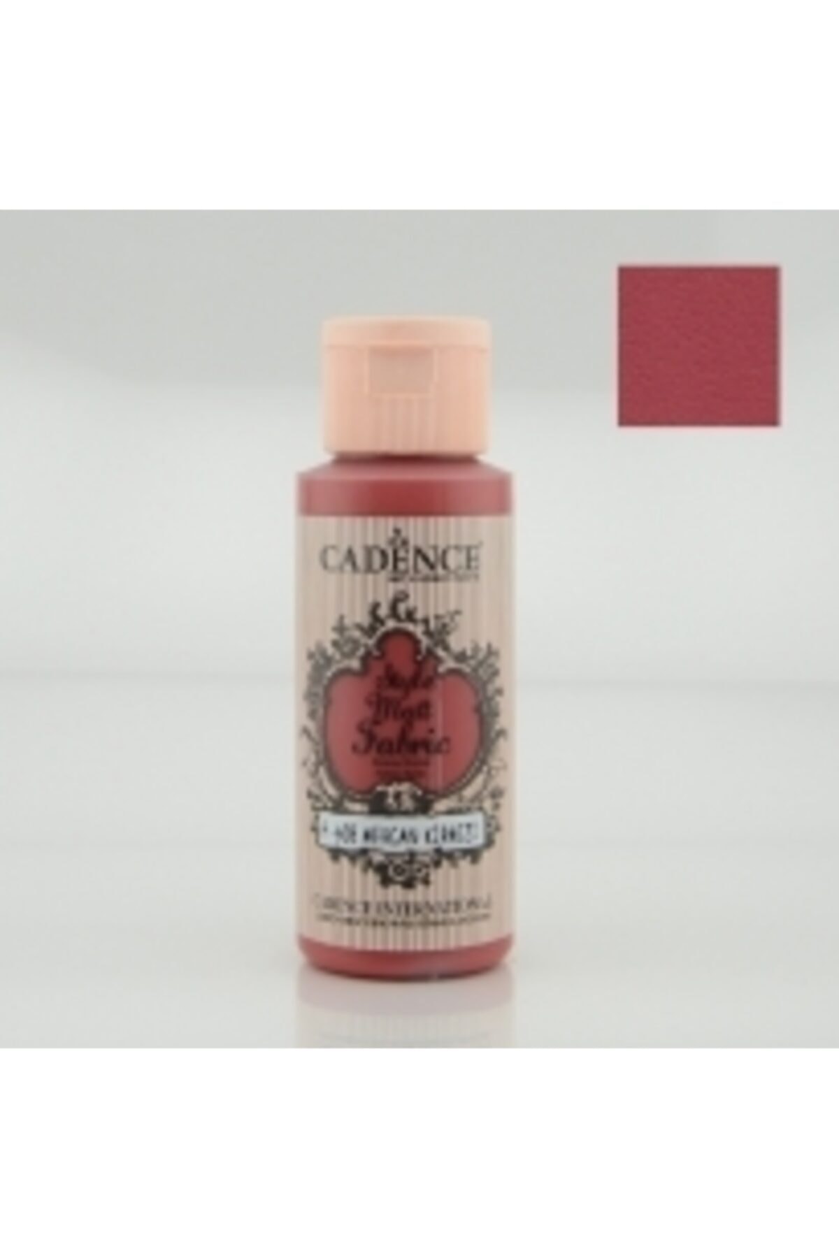 Cadence 608 Mercan Kırmızı Kumaş Boyası 59ml(cc)