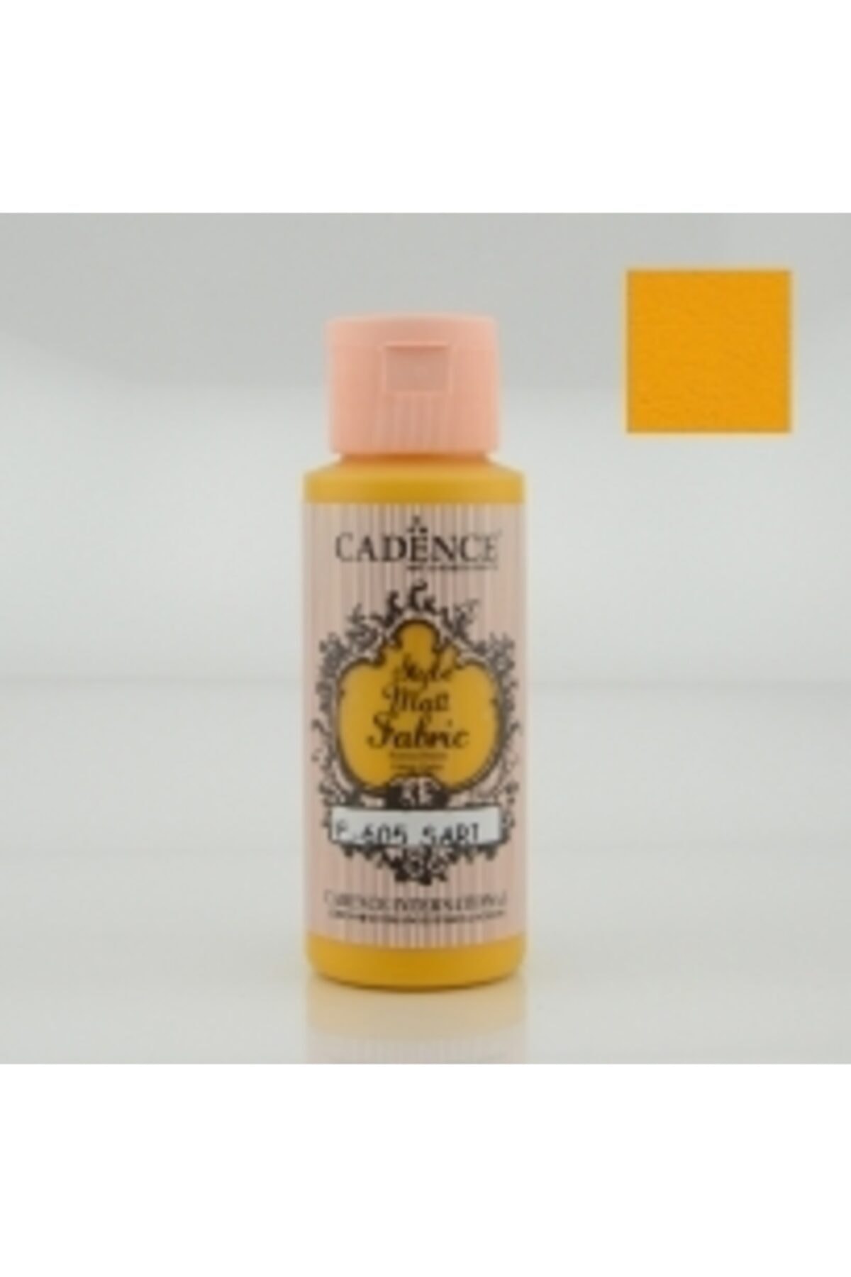 Cadence 605 Sarı Mat Kumaş Boyası 59ml(cc)