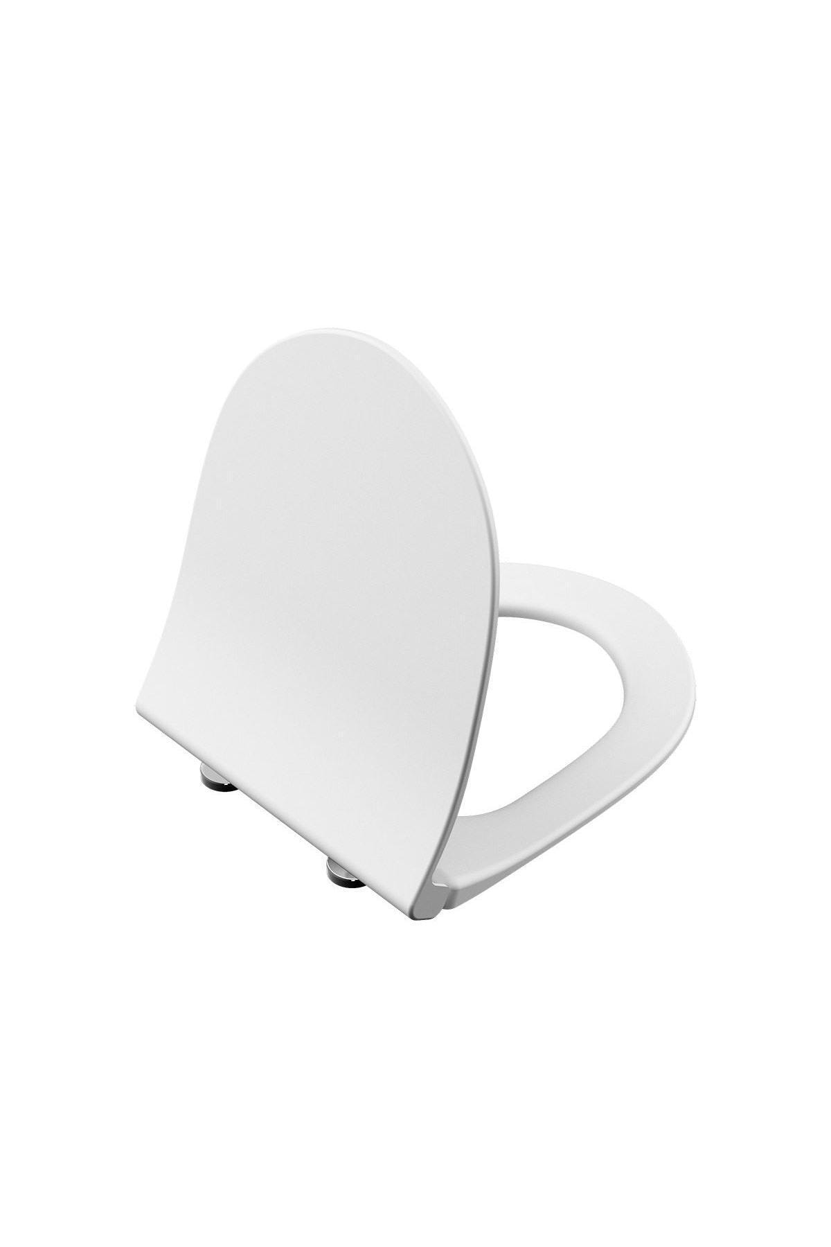 VitrA Sento 120-003-009 Slim Klozet Kapağı, Yavaş Kapanır, Beyaz