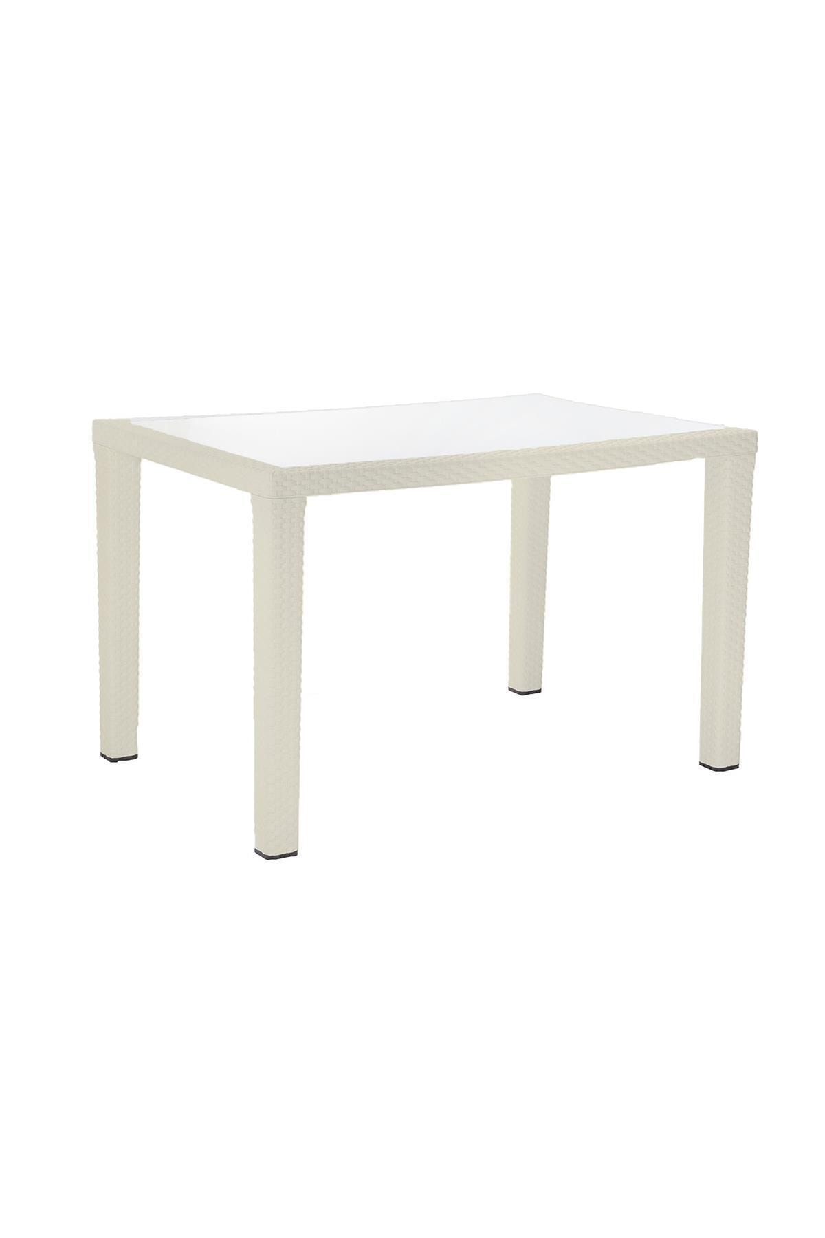 tilia antares 80x120 cam tablali rattan bahce balkon masasi fiyati yorumlari trendyol