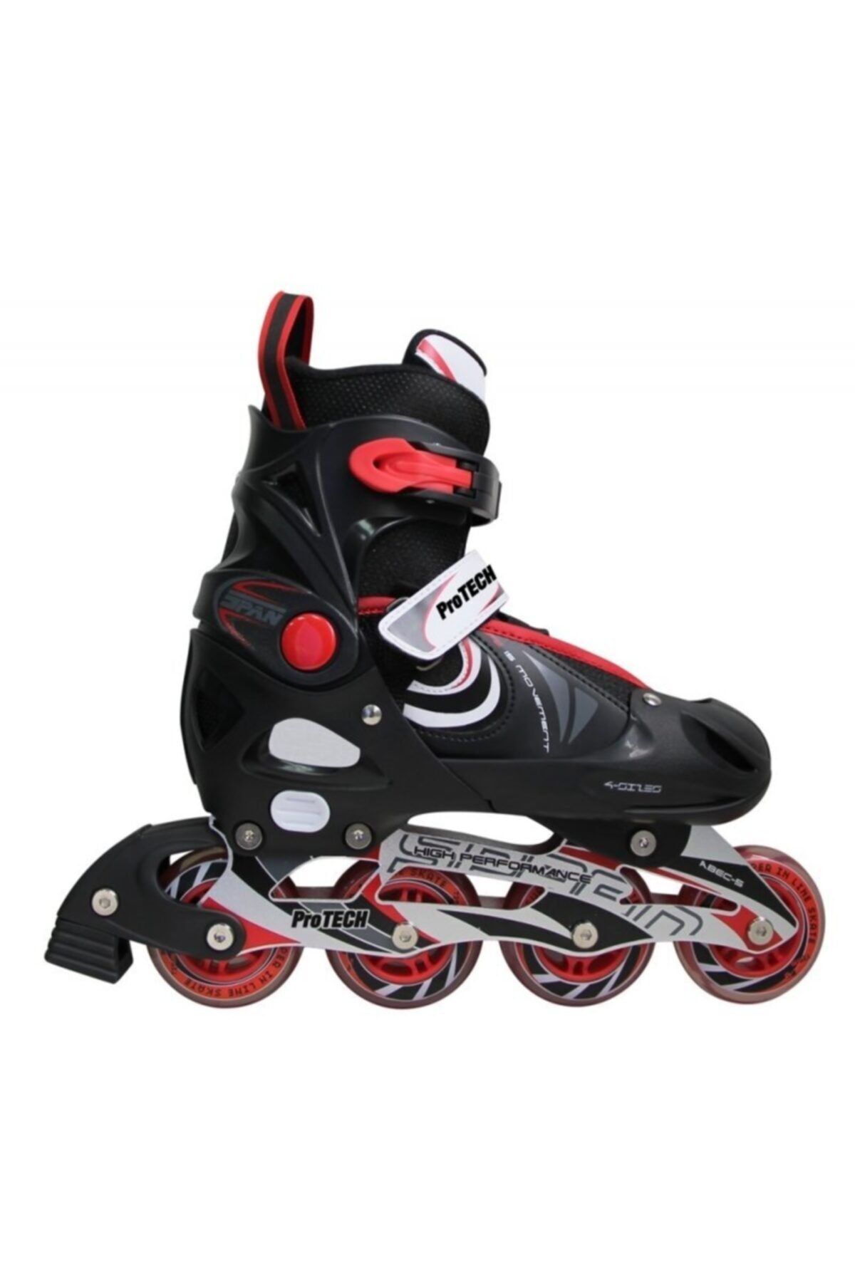 PROTECH Abec5 Inline Kırmızı Paten Pw-126ce