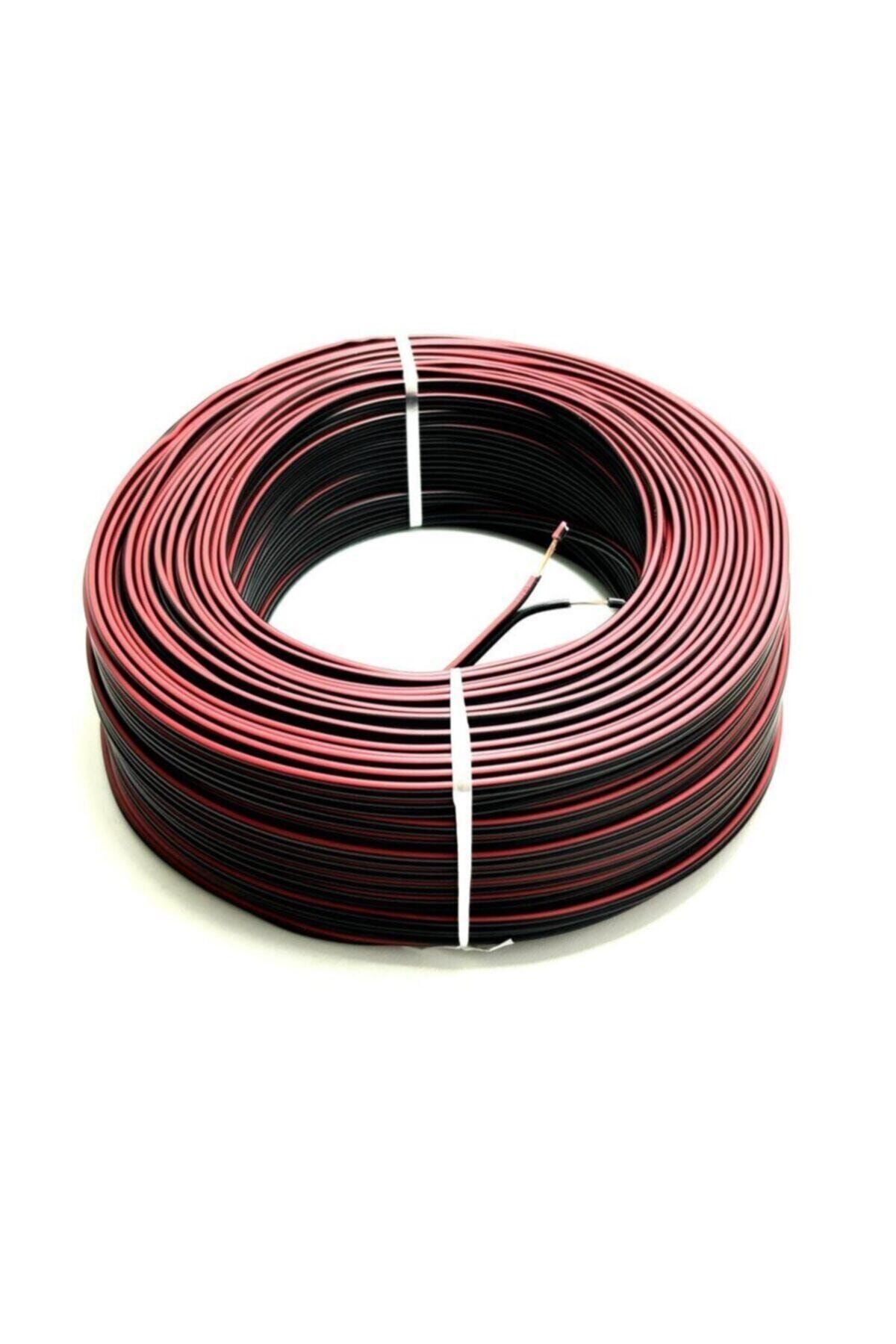 FULLY 2x0,75mm Hoparlör Kablosu 100metre Siyah Yerli Üretim