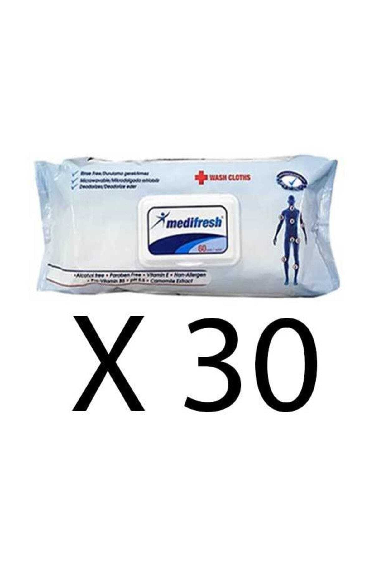 Medifresh Hasta Sil 60'lı Vücut Temizleme Bezi 30'lu Set