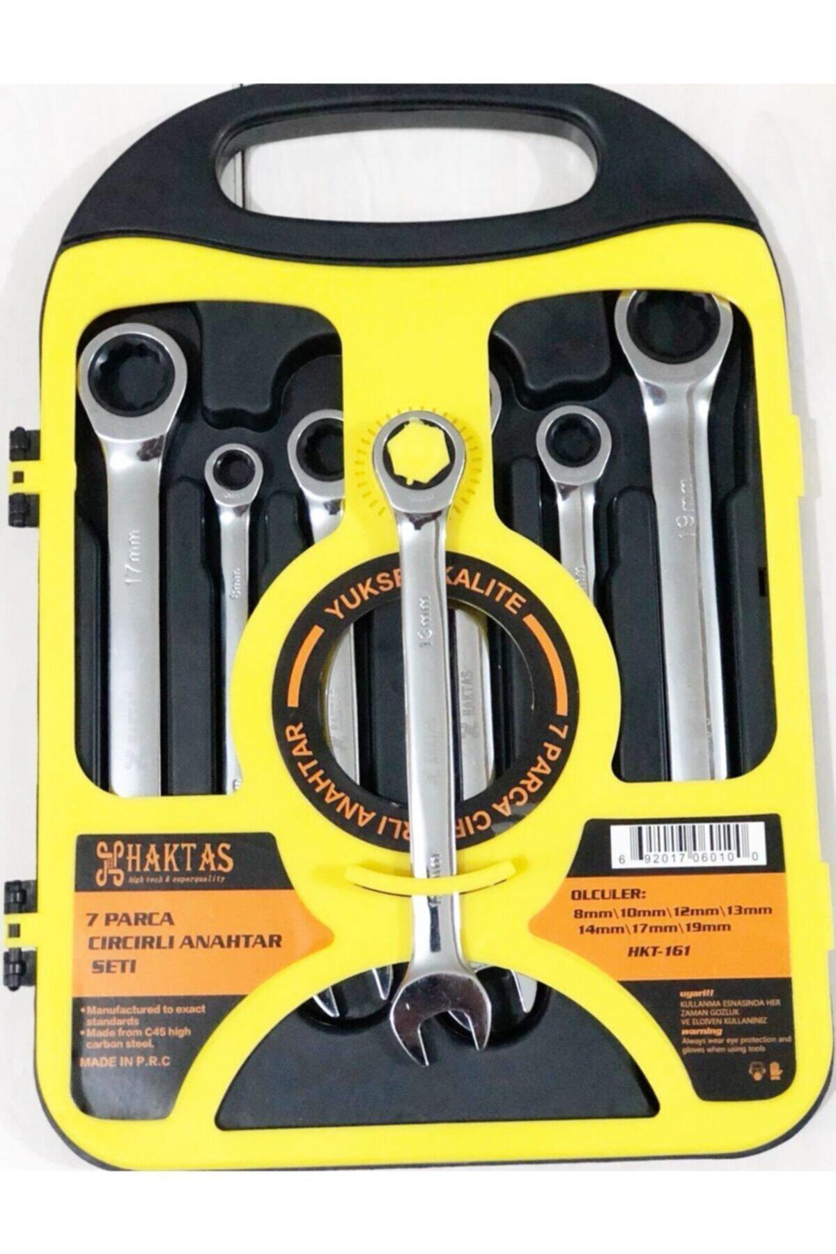 OEM Cırcırlı Kombine Anahtar Seti 7 Li Düz Ve Cırcırlı 8-19 Mm