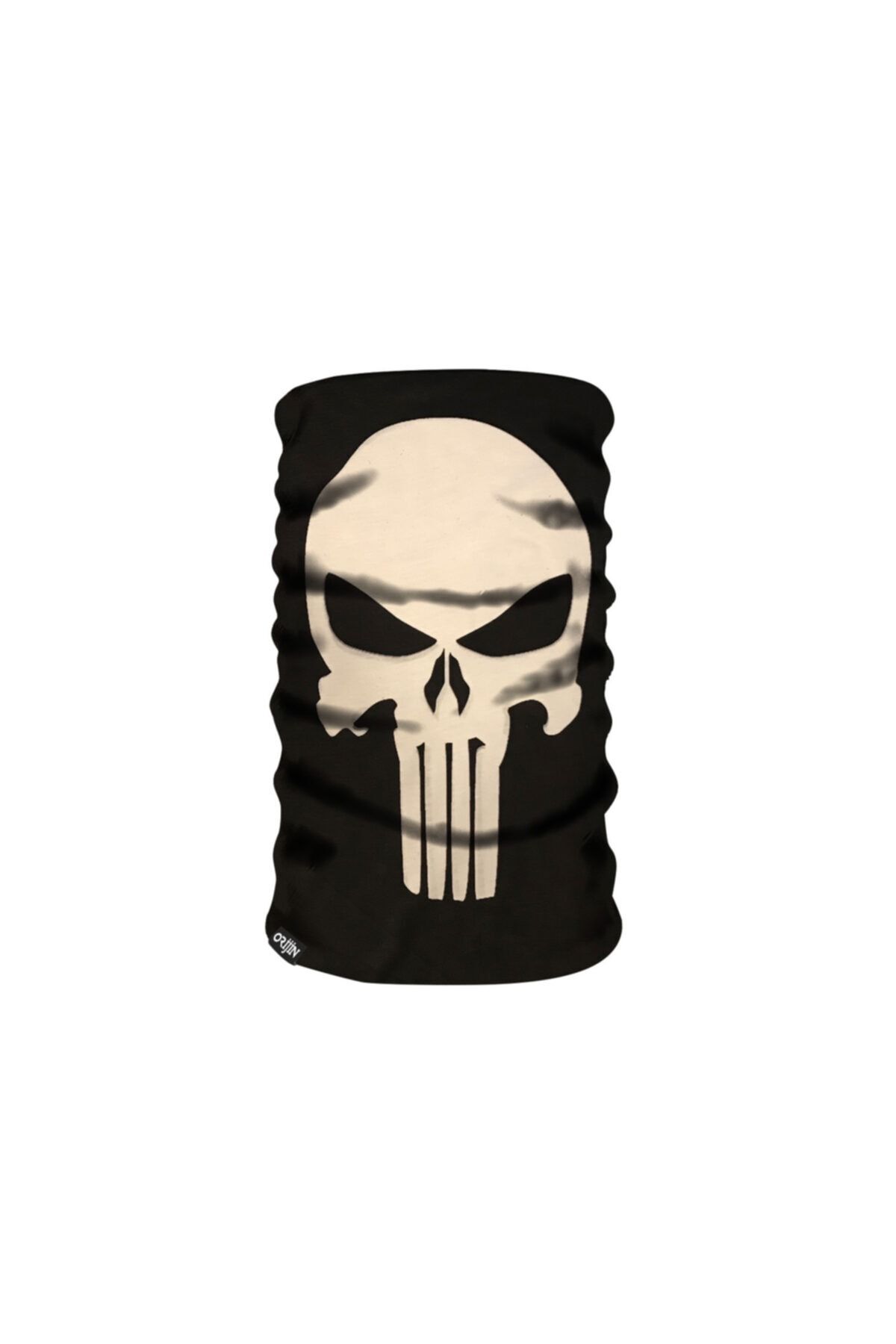 Orijin Tekstil Punisher Temalı Çok Fonksiyonlu Boyunluk Maske Bandana