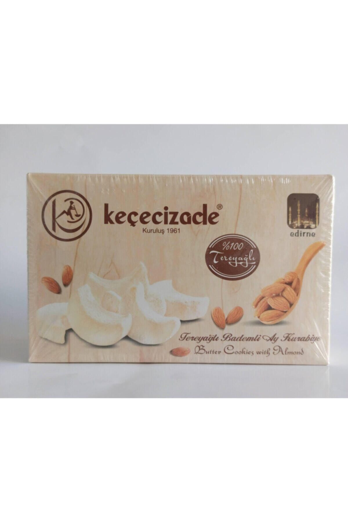 KEÇECİZADE Tereyağlı Bademli Ay Kurabiye 445 Gr