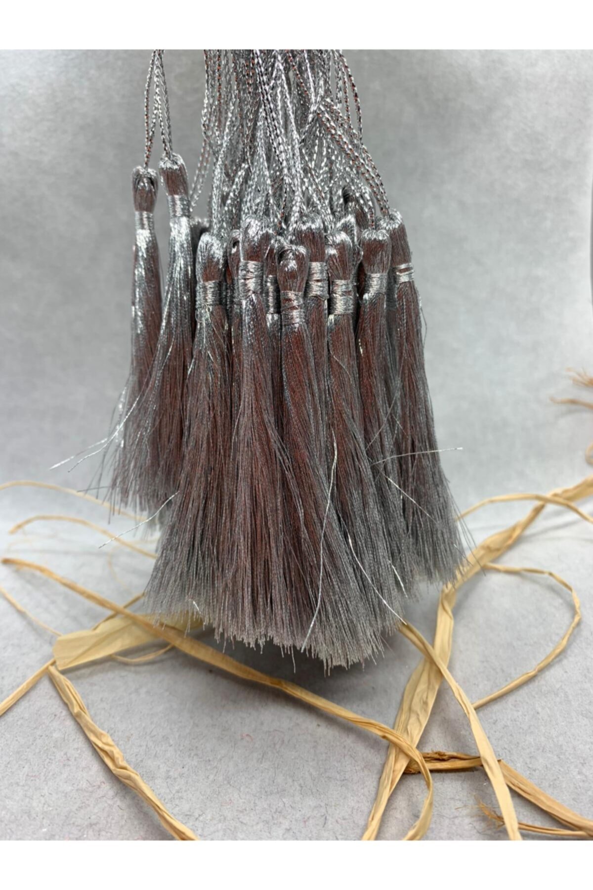 Uğurlu Simli Gümüş Püskül