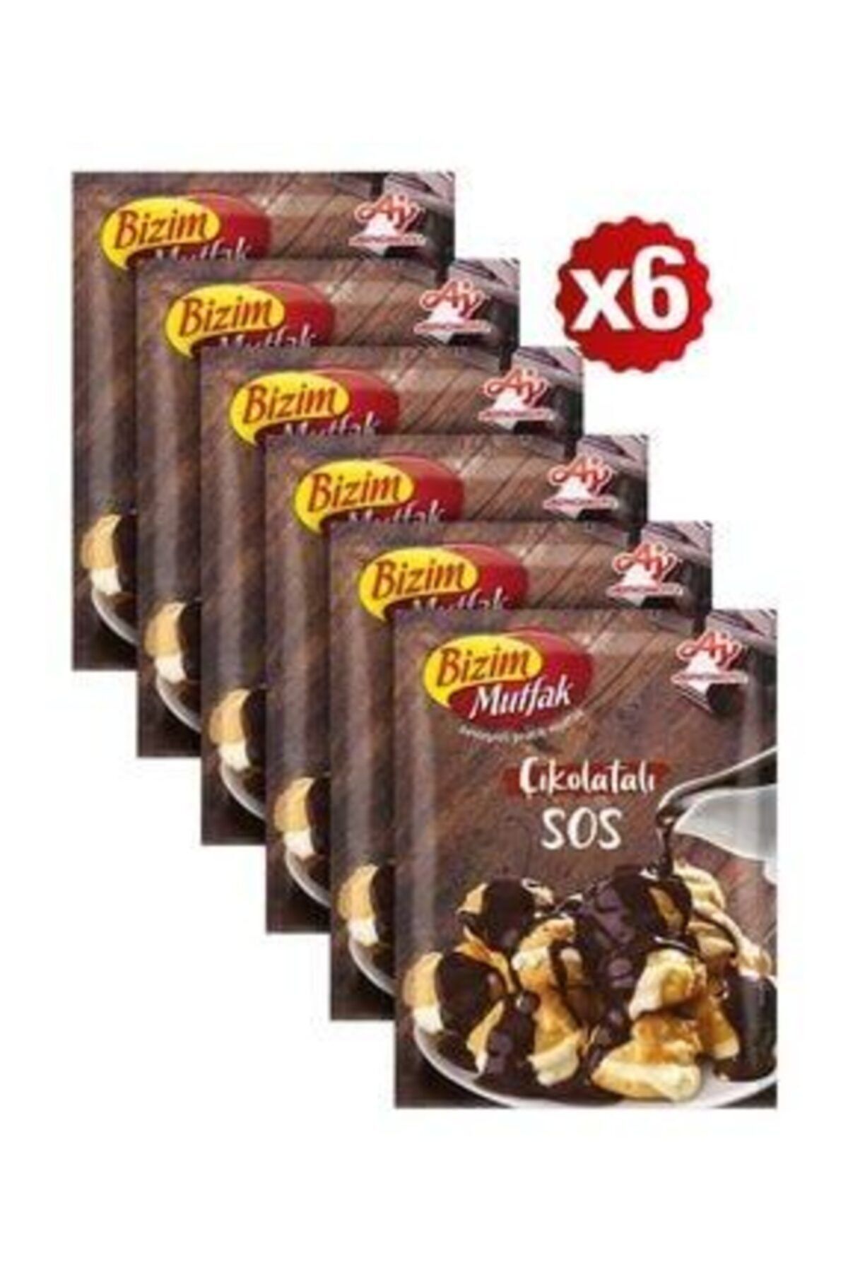 Bizim Mutfak Çikolatalı Sos 128 Gr 6'lı