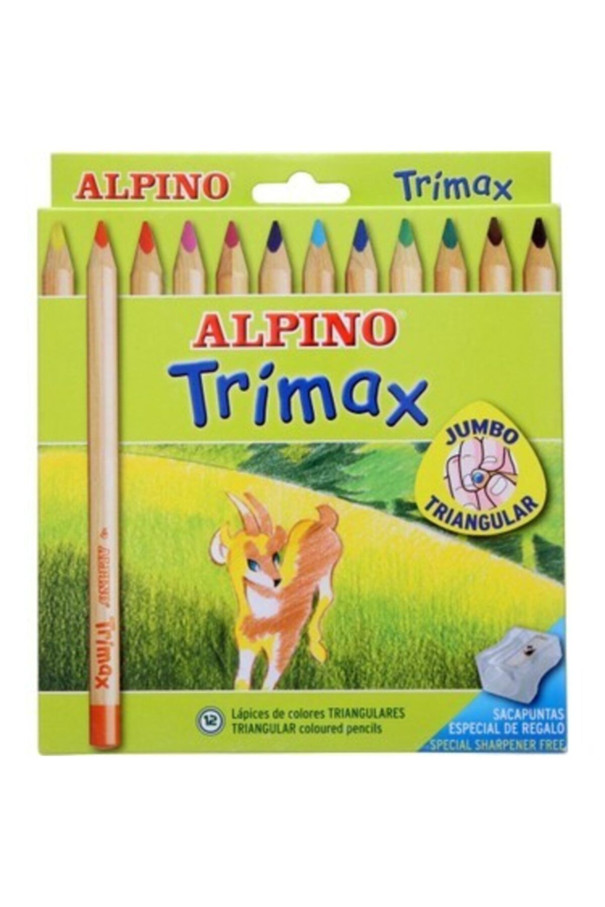 Alpıno Alpino Trimax Jumbo 12'li Kuruboya Seti