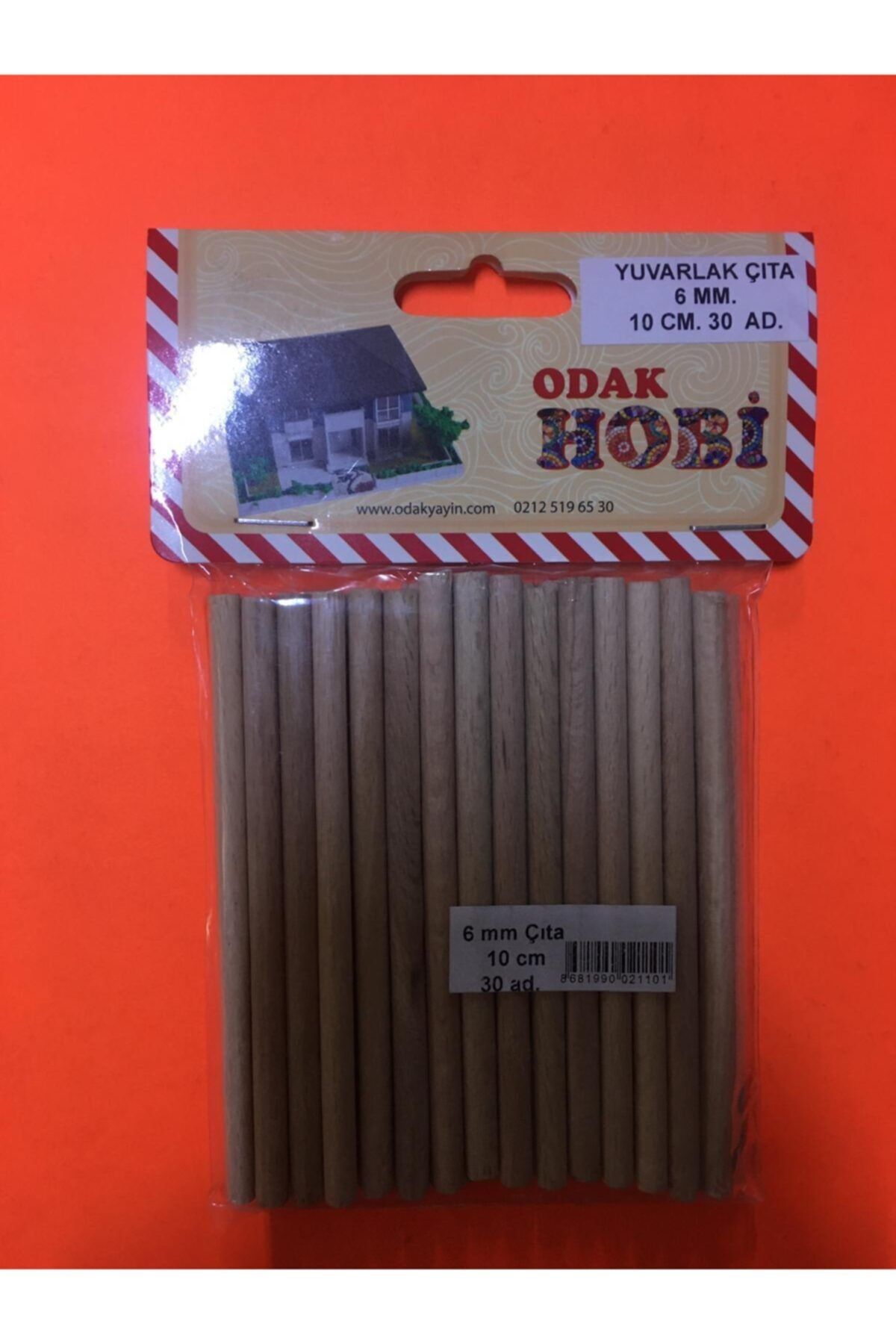 Odak Yuvarlak Çıta 6mm. 10cm. 30 Ad.