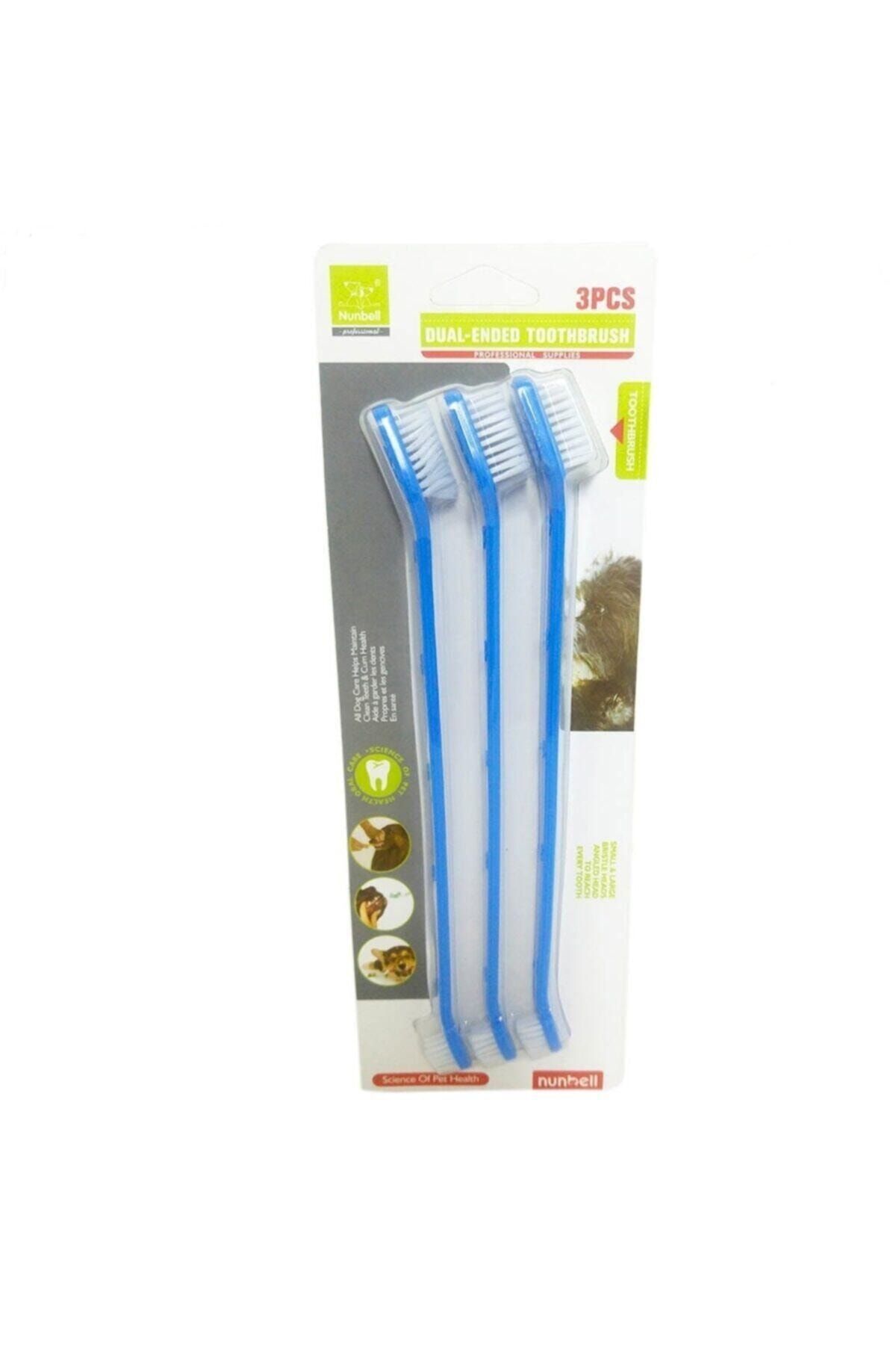 Nunbell Kedi Ve Köpek Diş Fırçası 22cm 3'lü Set