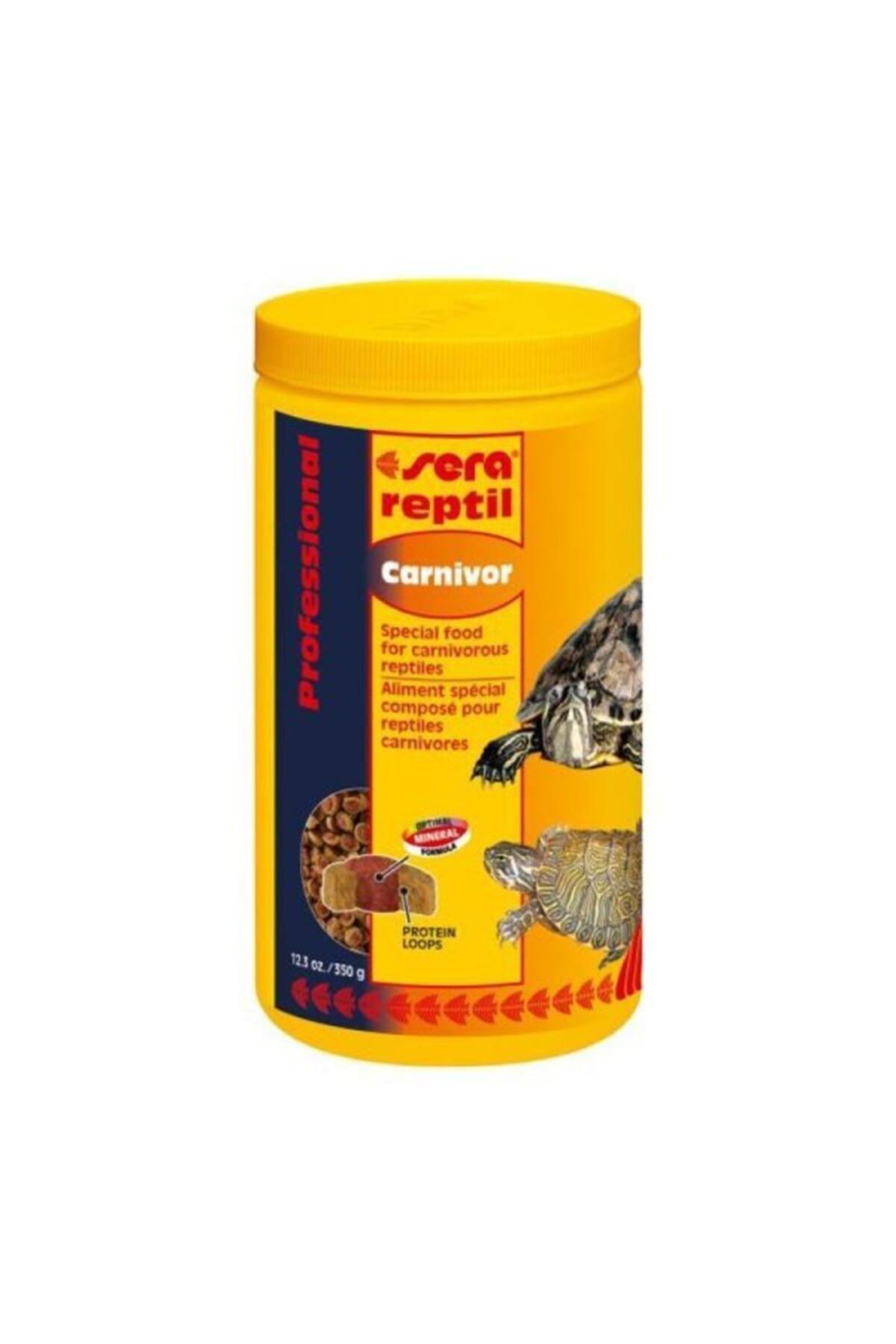 SERA Reptil Professional Carnivor - Kaplumbağa Ve Sürüngen Yemi 350gr 1000ml