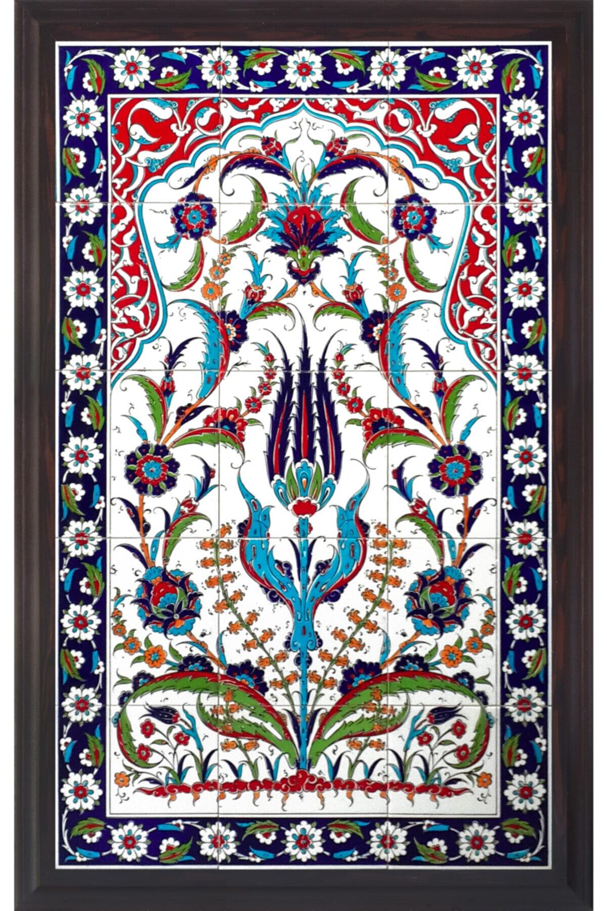 Armada Çini 60x100 Cm Ed 624 Hançerli Serigraf Çini Pano
