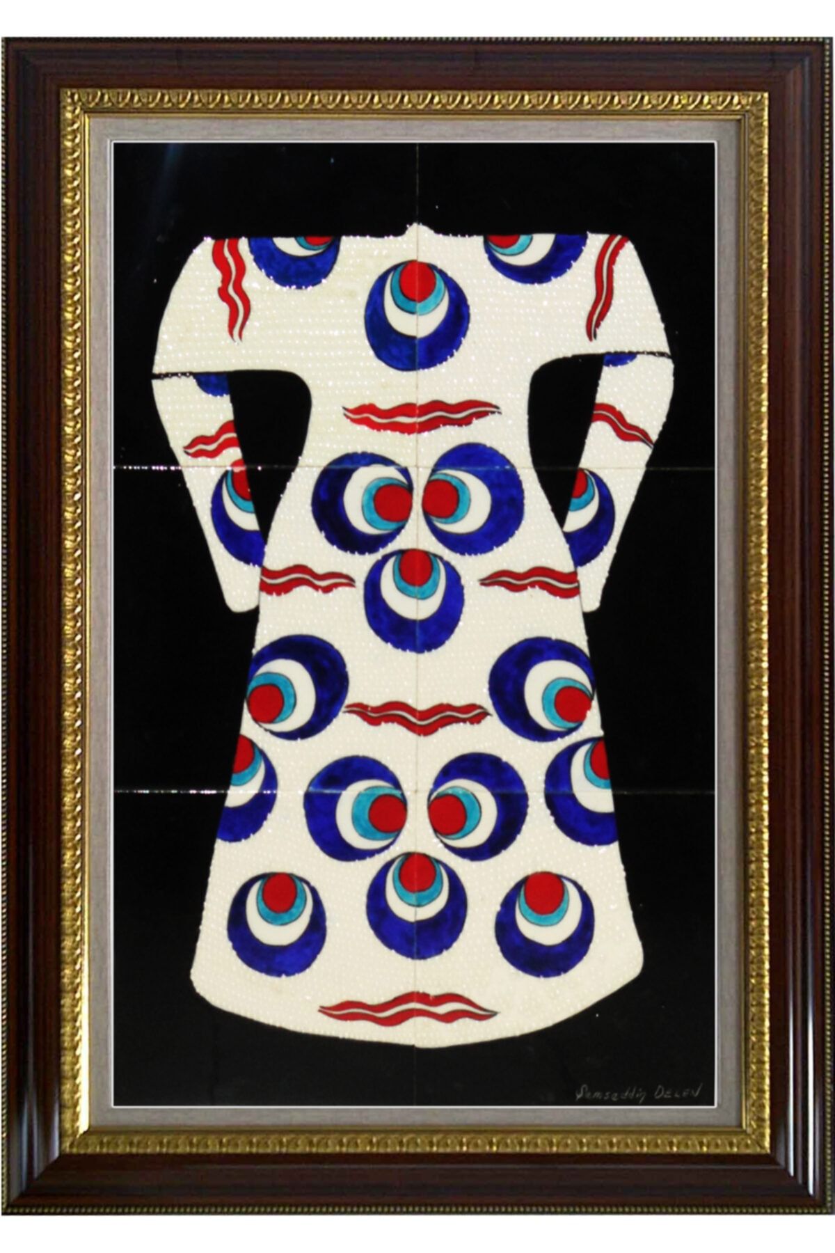 Armada Çini 40x60 Cm Ed 650 Cintemani Kaftan Çini Pano