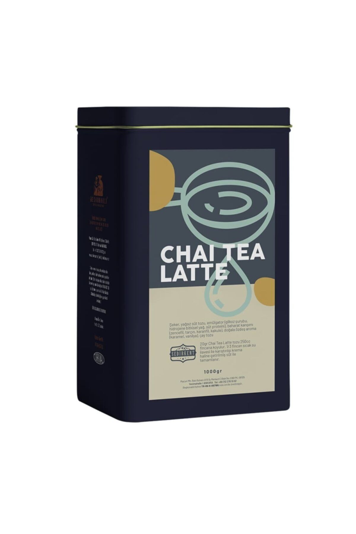 SEDİRKENT Chai Tea Latte Metal Kutu (1kg)
