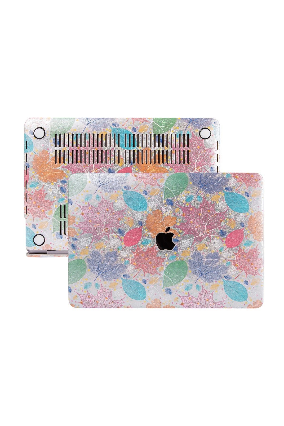 Mcstorey Macbook Air Kılıf 13inc Hardcase Touch Id A1932 A2179 A2337 Uyumlu Koruyucu Kılıf Leaf 990