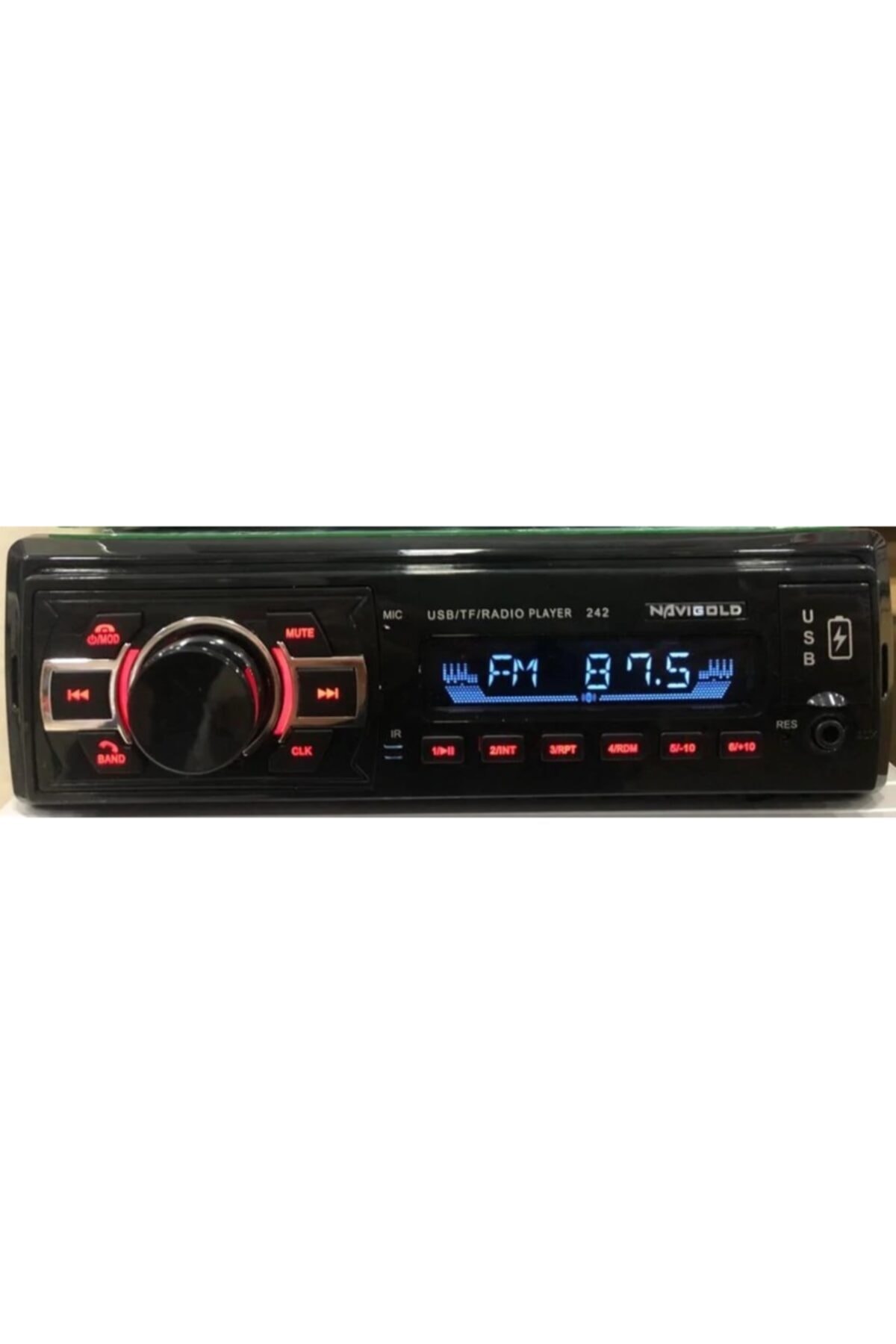 JUNGLEE Bluetooth Lu Araba Teybi Çift Usb Sd Fm Oto Teyp Ds-242