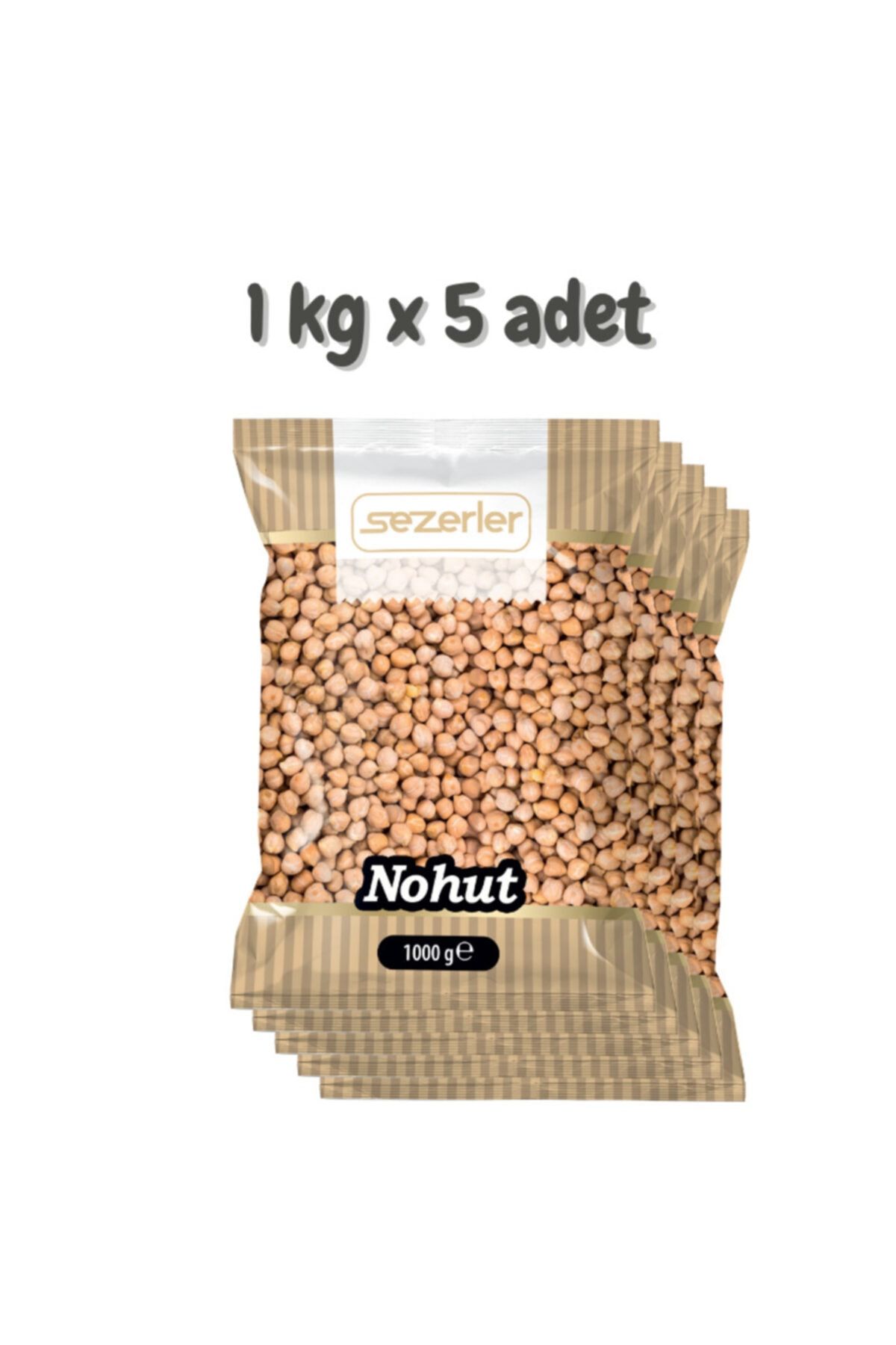 Sezerler Yerli 9mm Nohut 1 Kg X 5 Adet