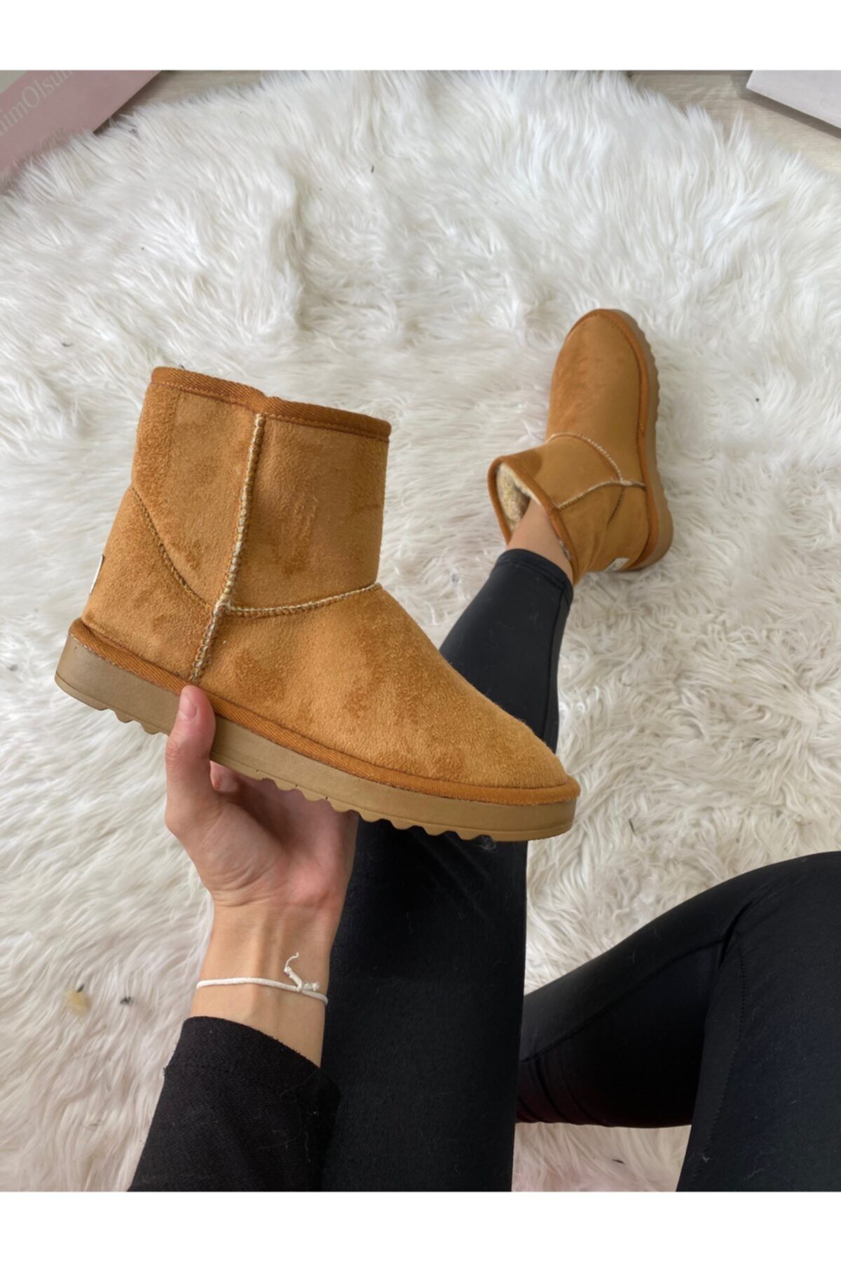 ELSESHOES Kadın Taba Mini Bot