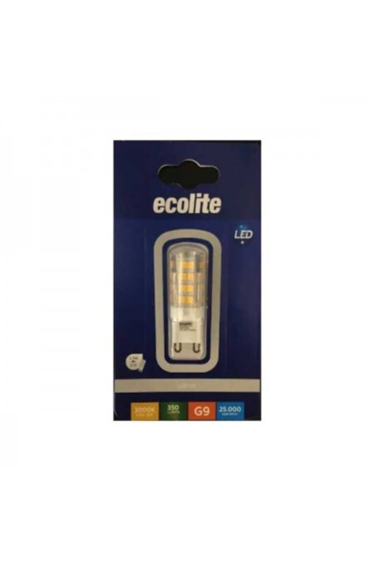 Ecolite 5'li Paket 3.3w G9 Gün Işığı(sarı Işık)led Ampul
