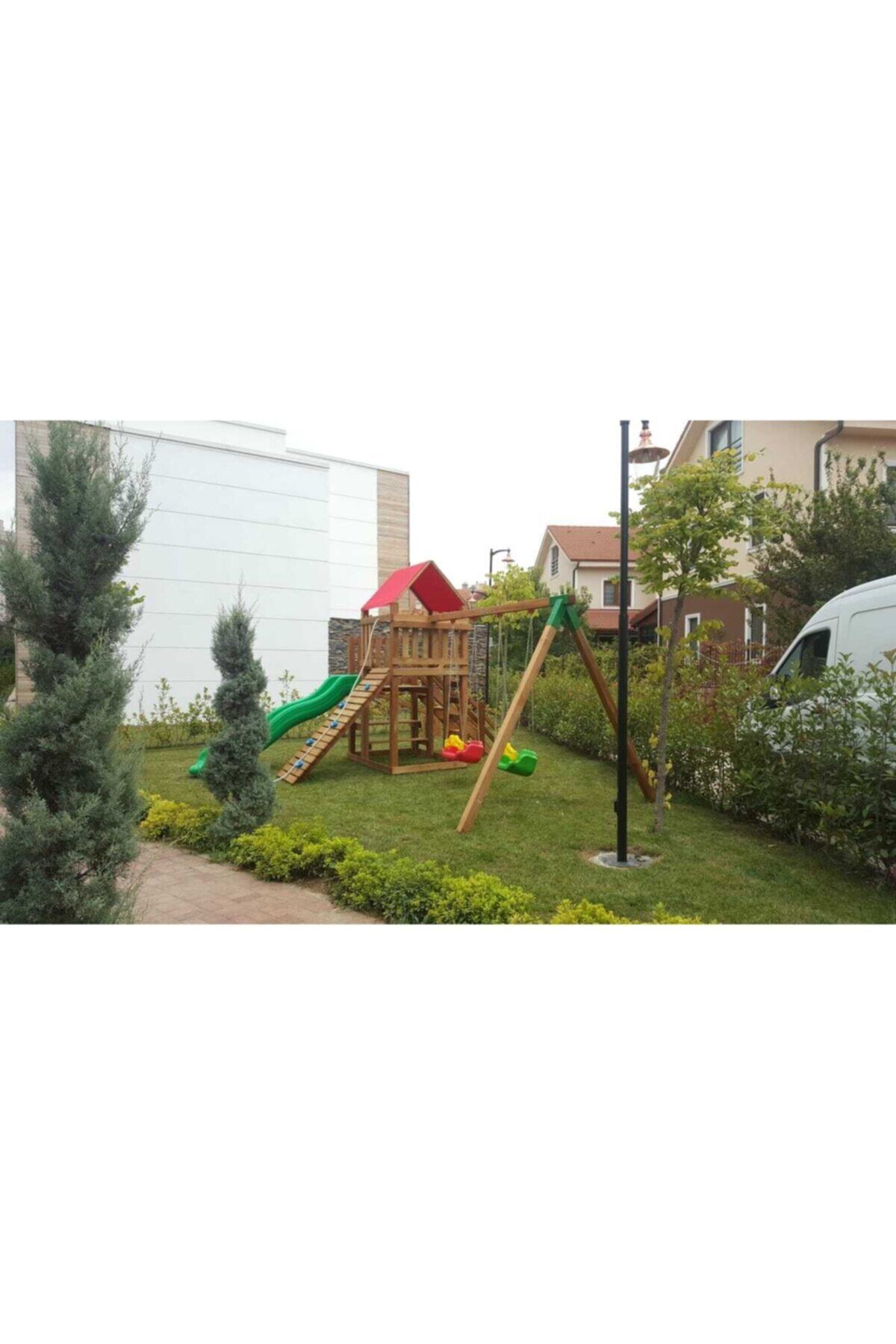 Çamlıca Ahsap Ahşap Çocuk Oyun Parkı Op009