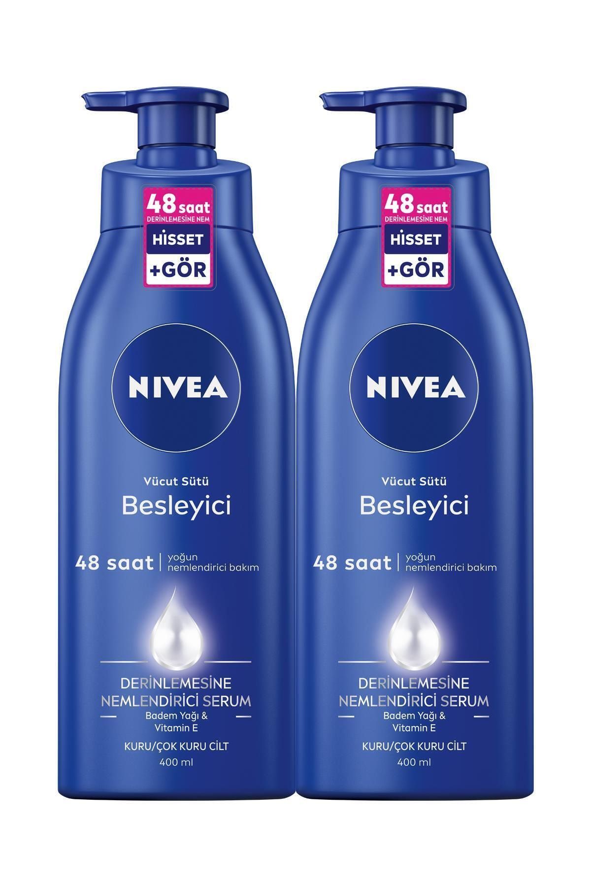 Nivea Besleyici Kuru Cilt Vücut Sütü 400 Ml X2