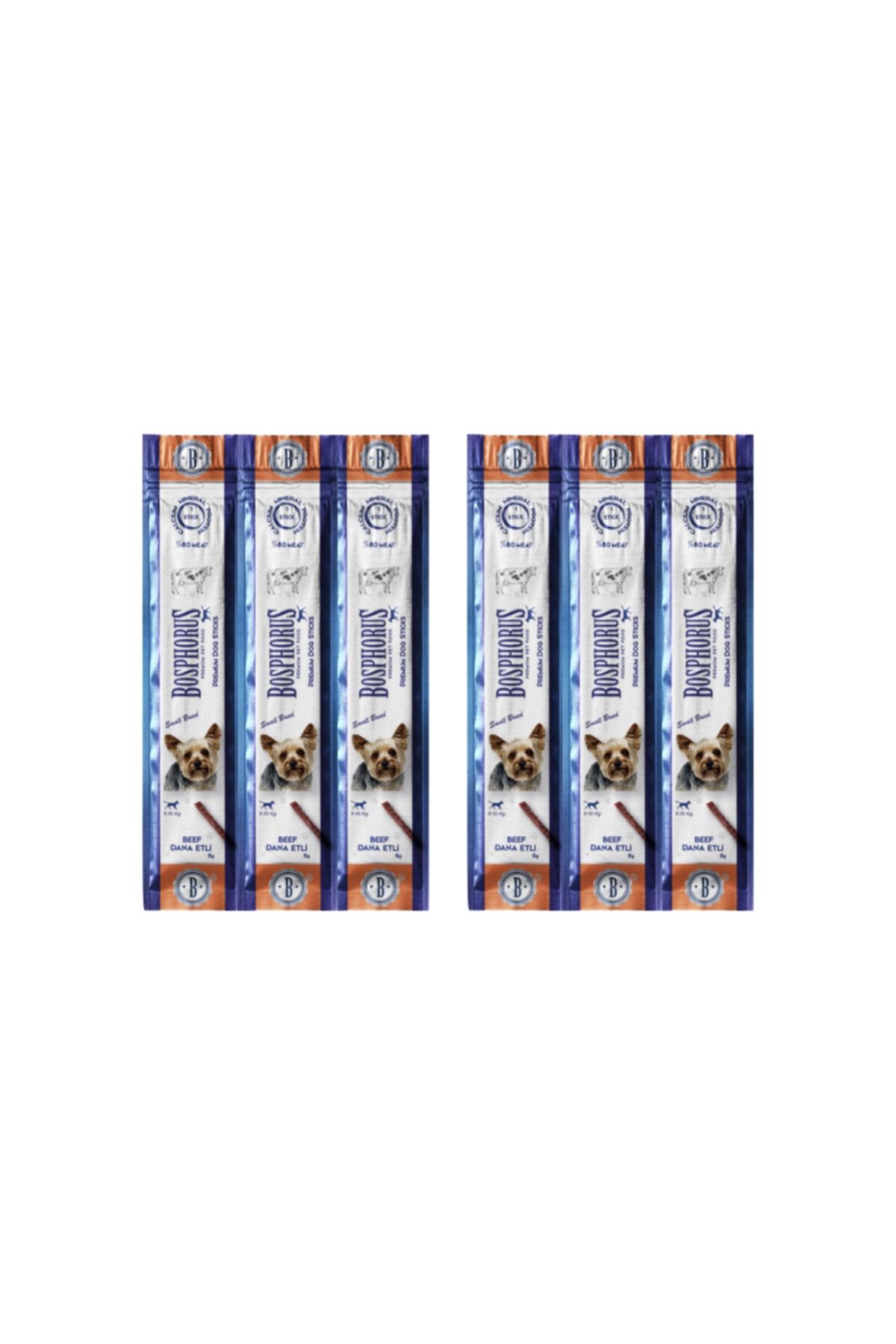 Bosphorus Küçük Irklar Için Dana Etli Köpek Ödül Maması 3x5gr X 2 Paket