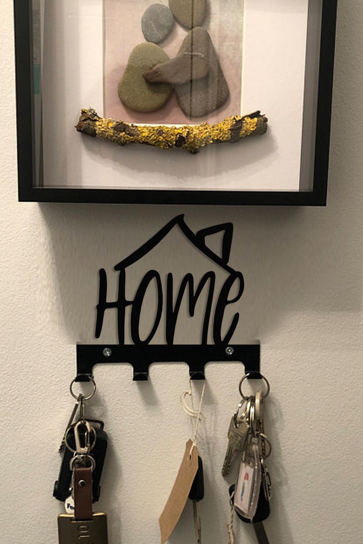 3art Metal Home Yazılı Metal Anahtarlık