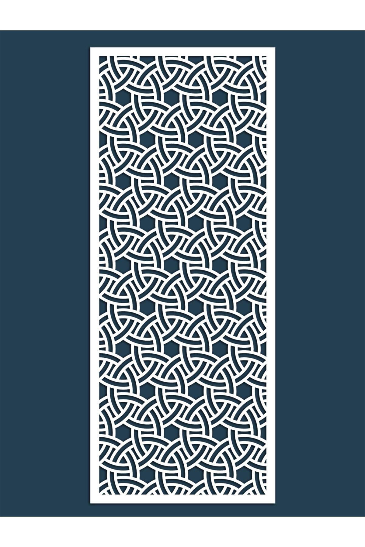 Liar Dekor Liar Ahşap Seperatör (Paravan) - KSP-89 - (10 mm) - (85 cm x 210 cm) - (Beyaz)