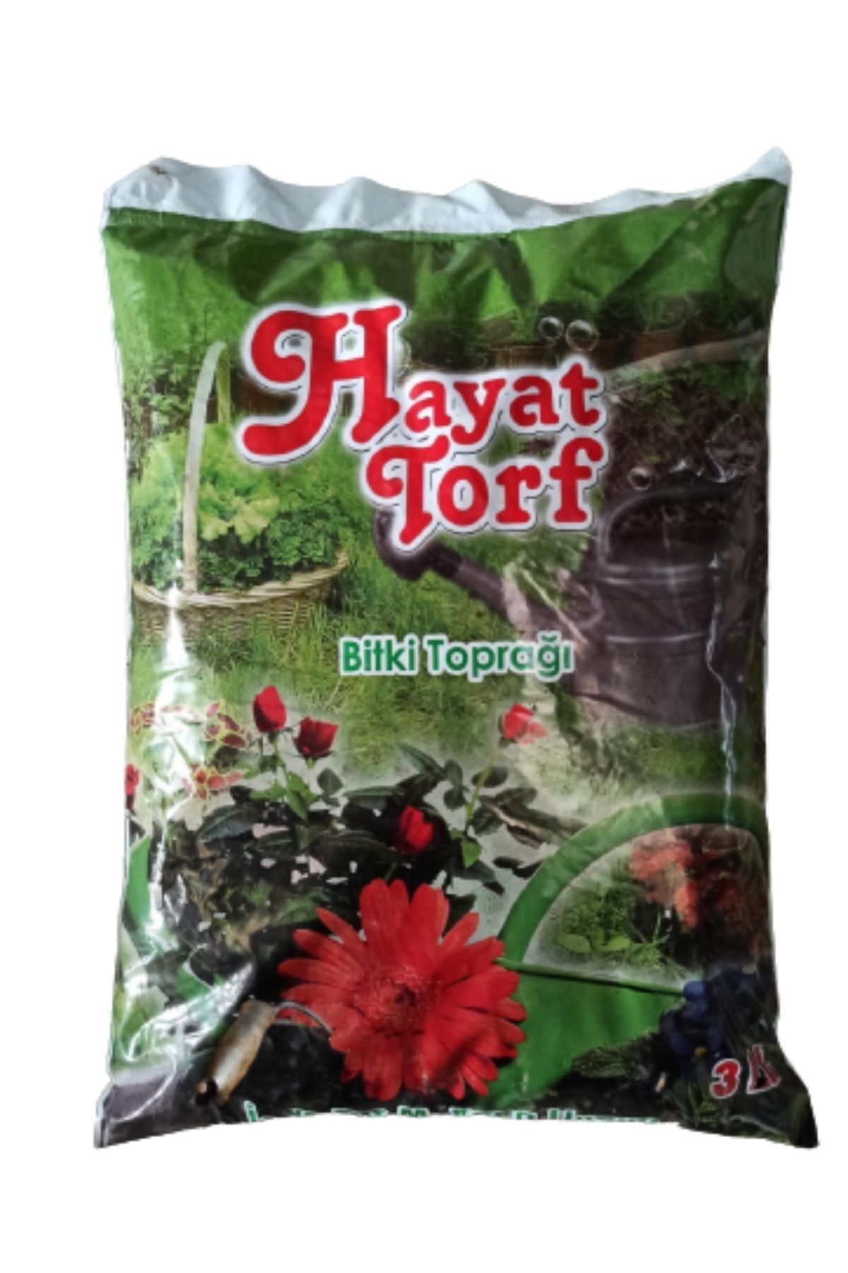 Hayat Torf Saksı Çiçek-bitki Toprağı Torf 3 Litre