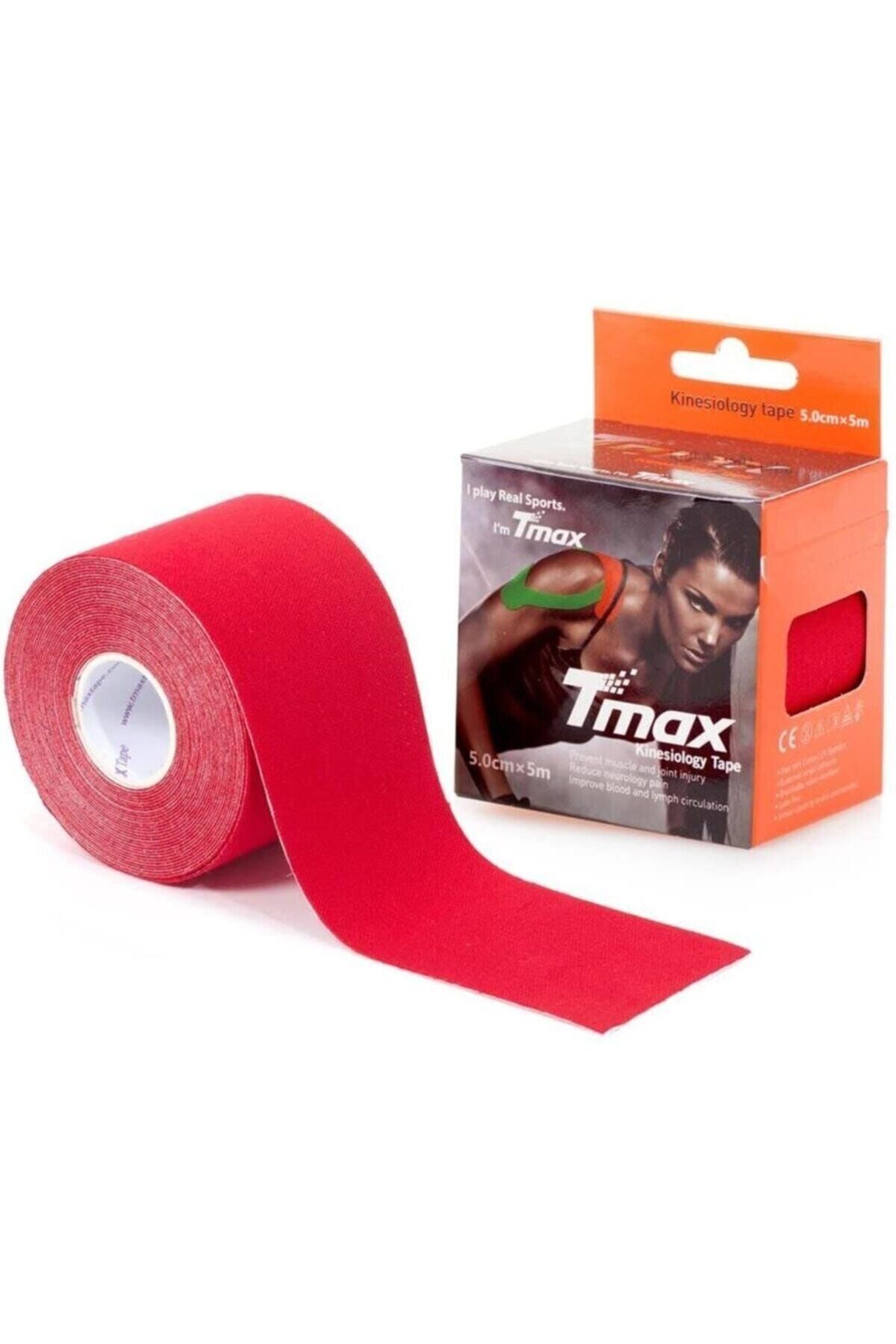 TMAX Kırmızı  Kinesiology Tape 5.0cmx5m Ağrı Bandı