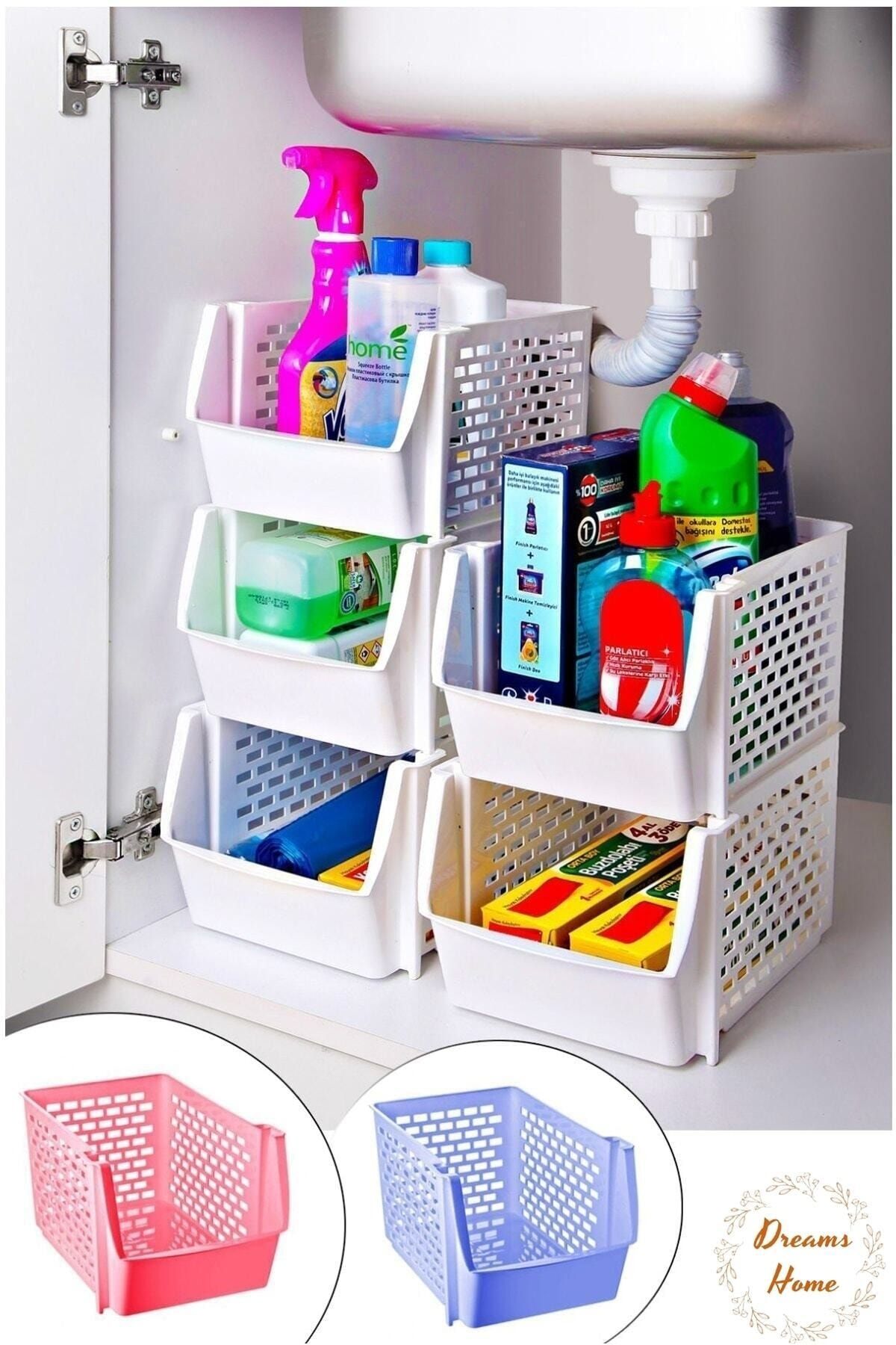 dream's home 2 Katlı 2 Adet Çok Amaçlı Dolap Organizer