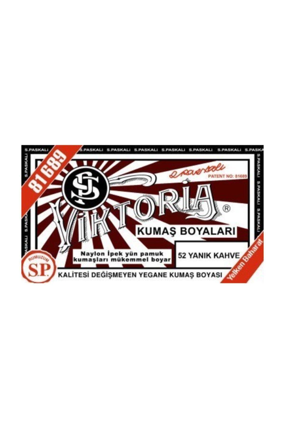 Viktoria Yanık Kahve Kumaş Boyası