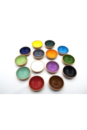 Toprak Kase Sosluk, Reçellik Ve Çerezlik 14'lü Set 8cm Image 0