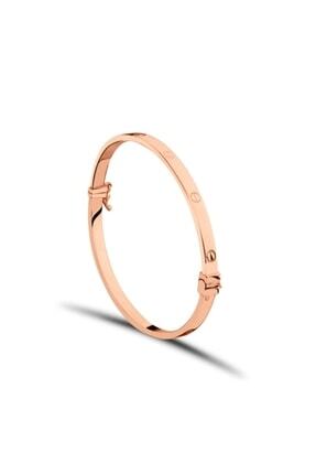 . Kelepçe Bileklik Rose Kaplama Image 0