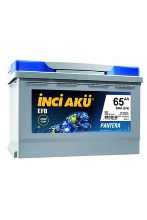 Güncel Tarihli inci akü 12v 65ah Efb Pantera Start & Stop Image 0