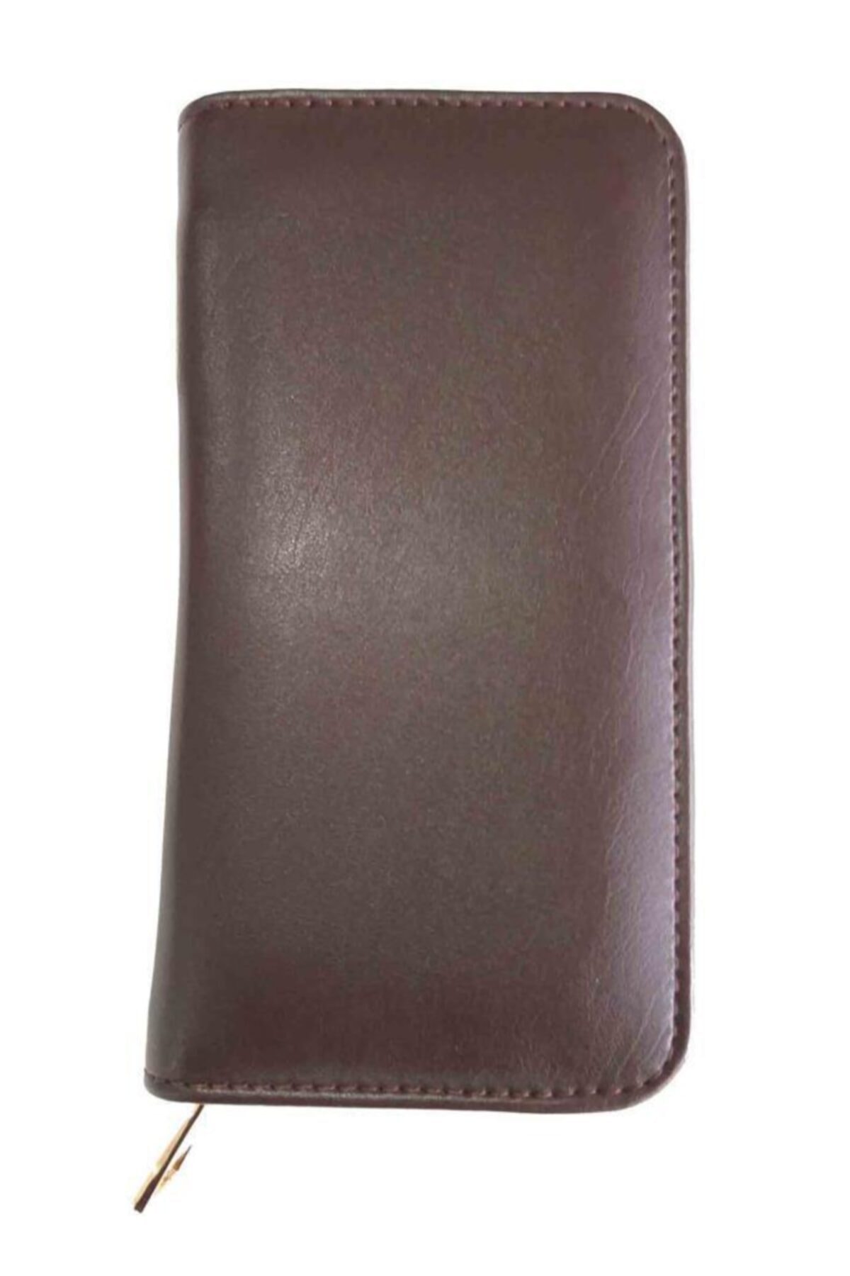 angel çanta aksesuar Suni Deri Tığ Cüzdanı Koyu Kahve Renk