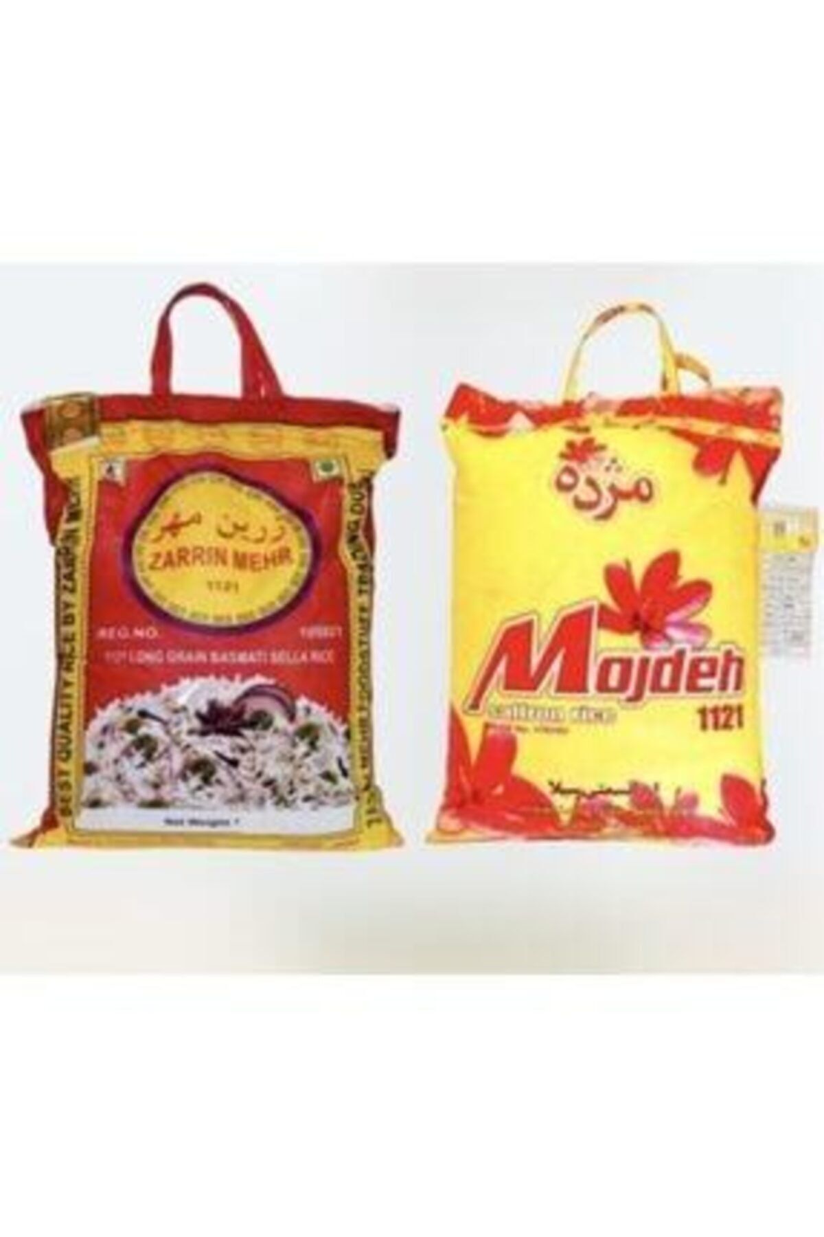 Mojdeh Zarrin Mehr Pirinç 1121 Basmati 5 Kg + Safran Aromalı 5 Kg